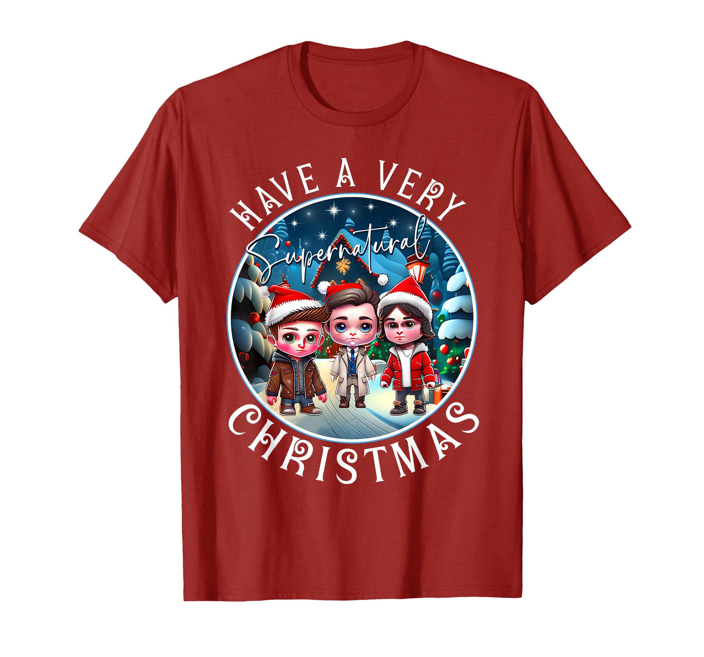 Have A Very SPN Christmas Cute Chibi T-Shirt