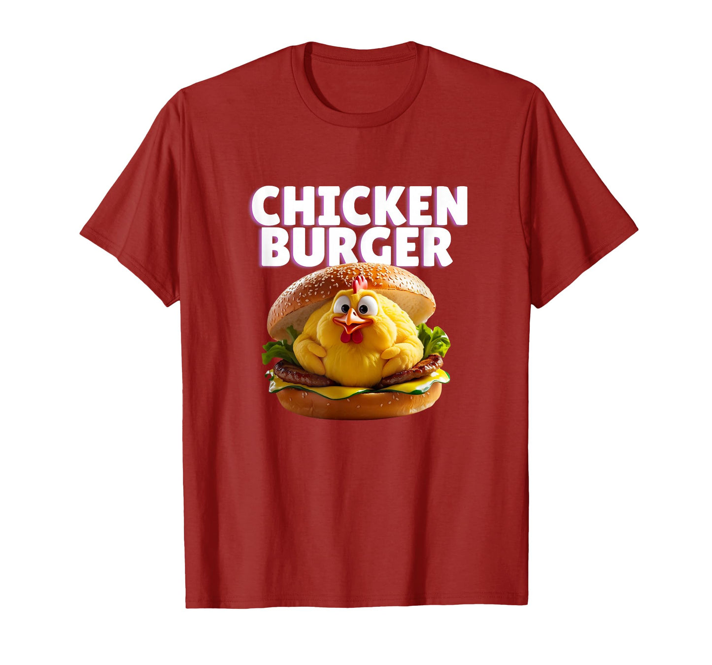 Chicken Burgers Finger Licking Chickens T-Shirt