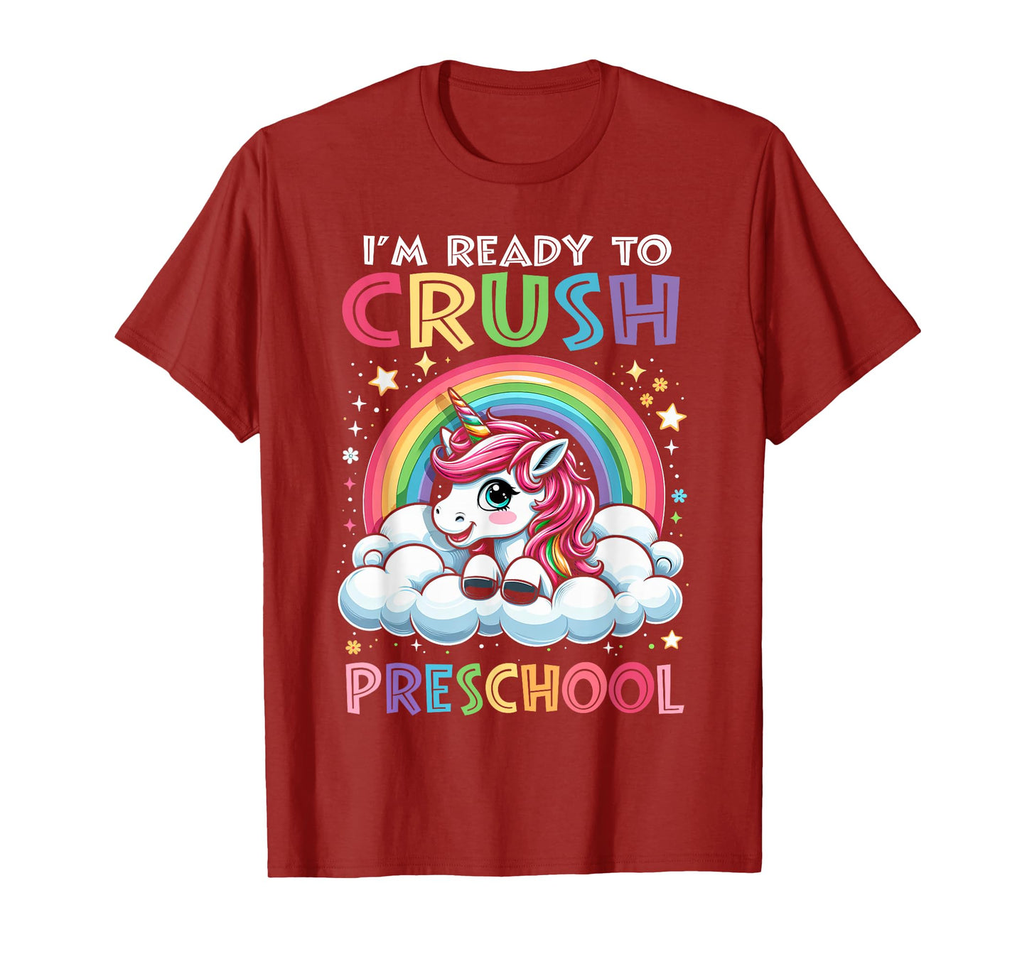 I'm Ready To Crush Preschool Back To School Pre K Girl T-Shirt