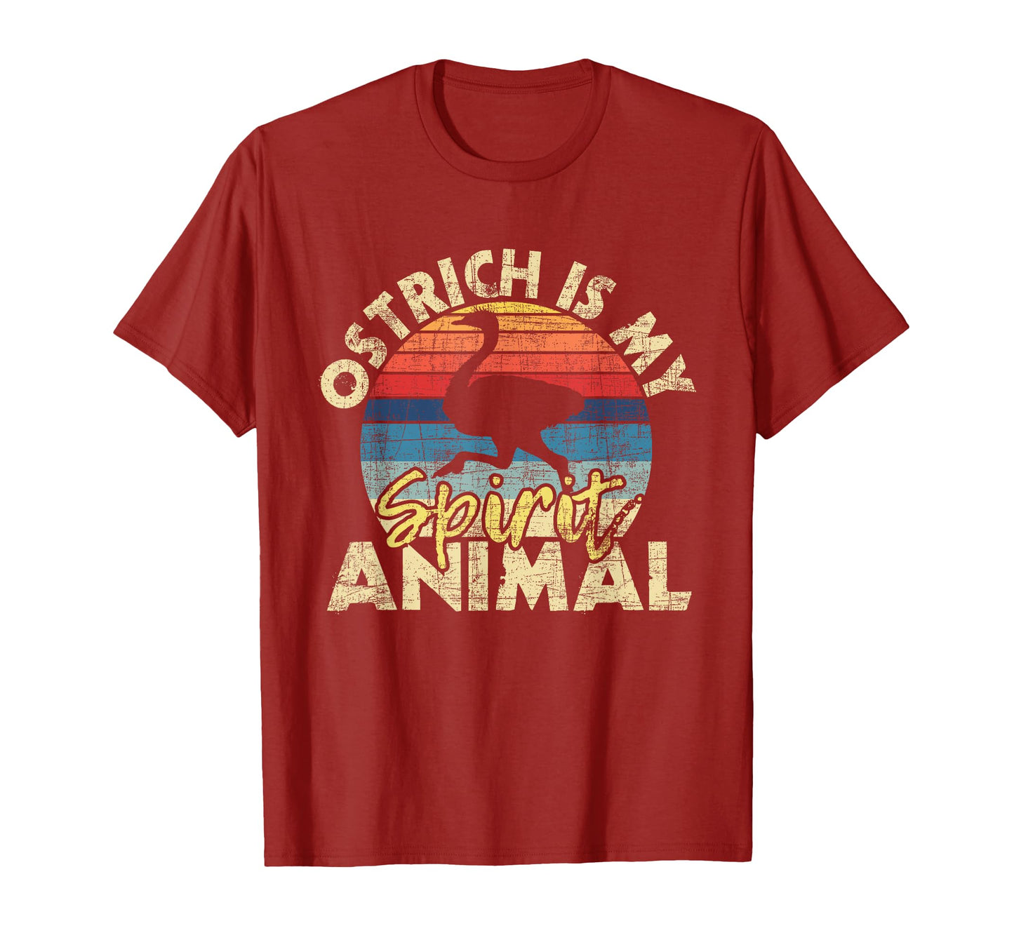 Ostrich Is My Spirit Animal - Zookeeper Animal Lover T-Shirt