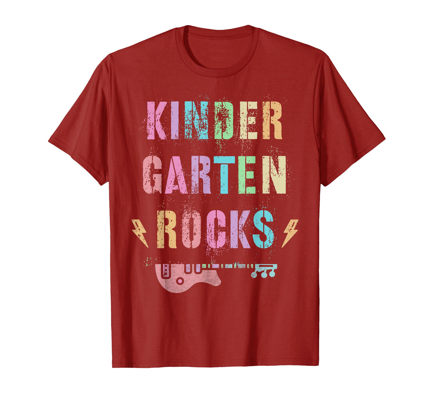 KINDERGARTEN ROCKS Star Crew Kinder My Jam In My Teacher Era Men Women Kids T-Shirt