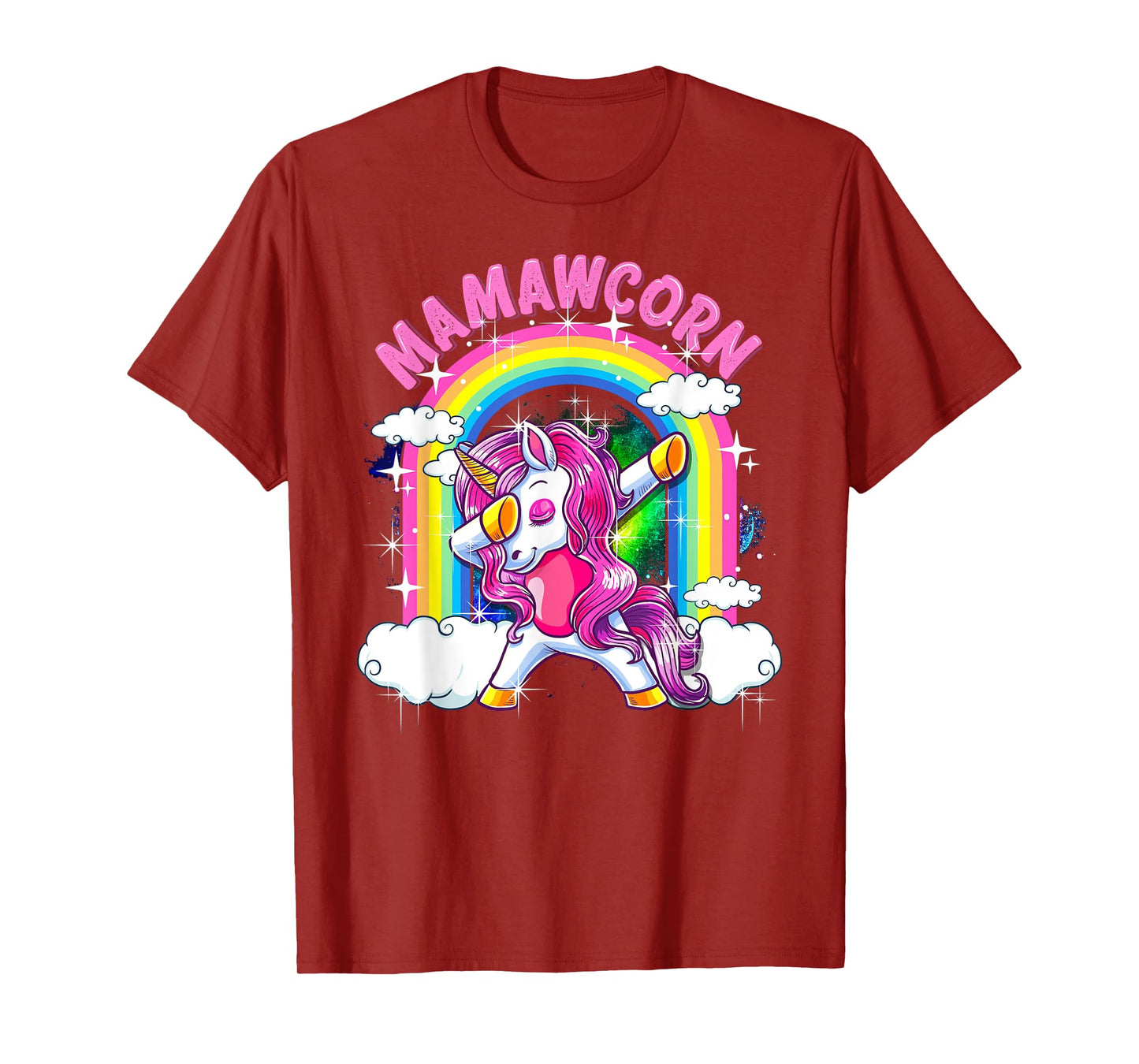 Mamawcorn Shirt Dabbing Unicorn Cute Mamaw Gifts T-Shirt