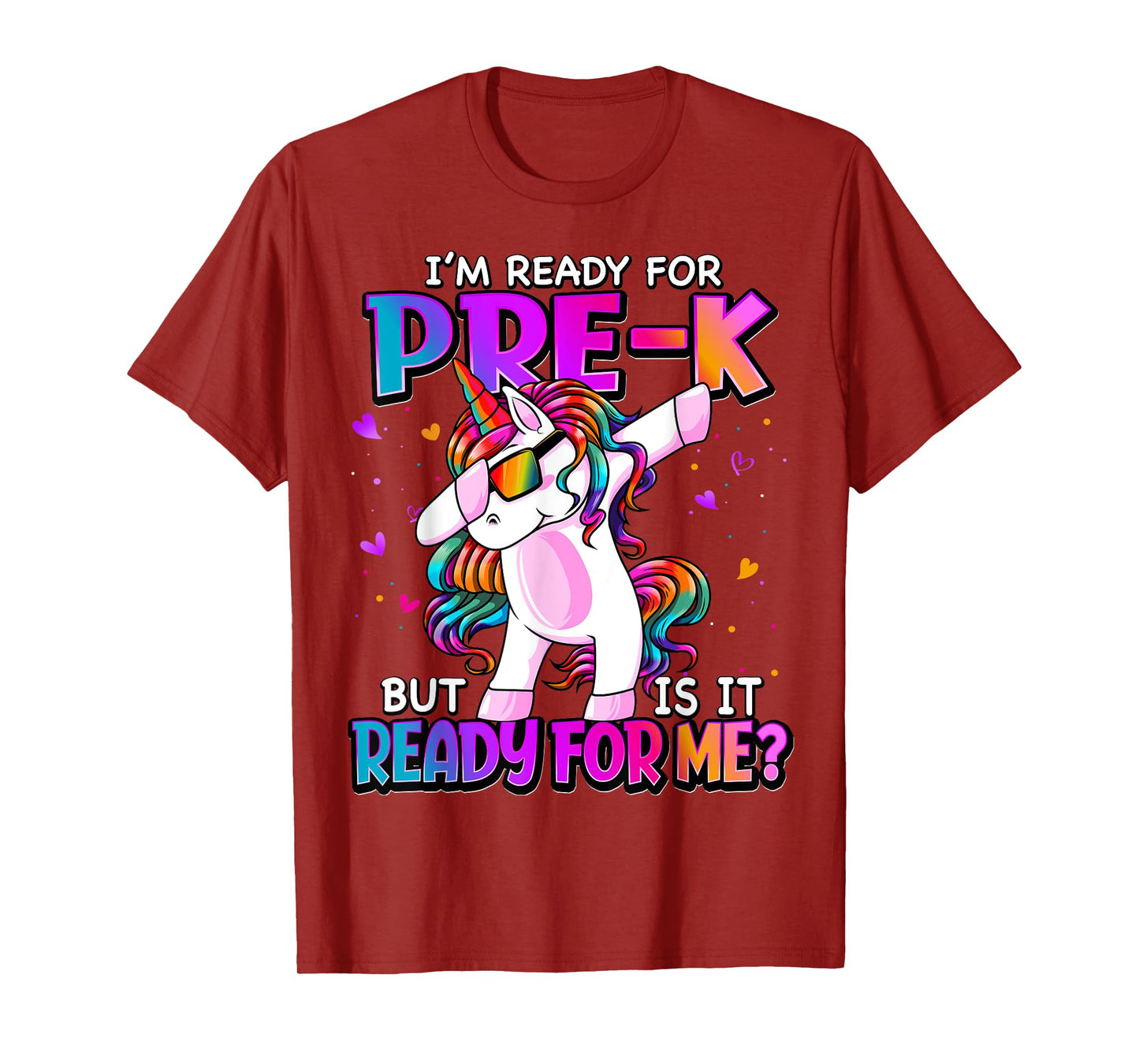 I'm Ready For Pre-K Shirt Back To School Pre-K Girls T-Shirt
