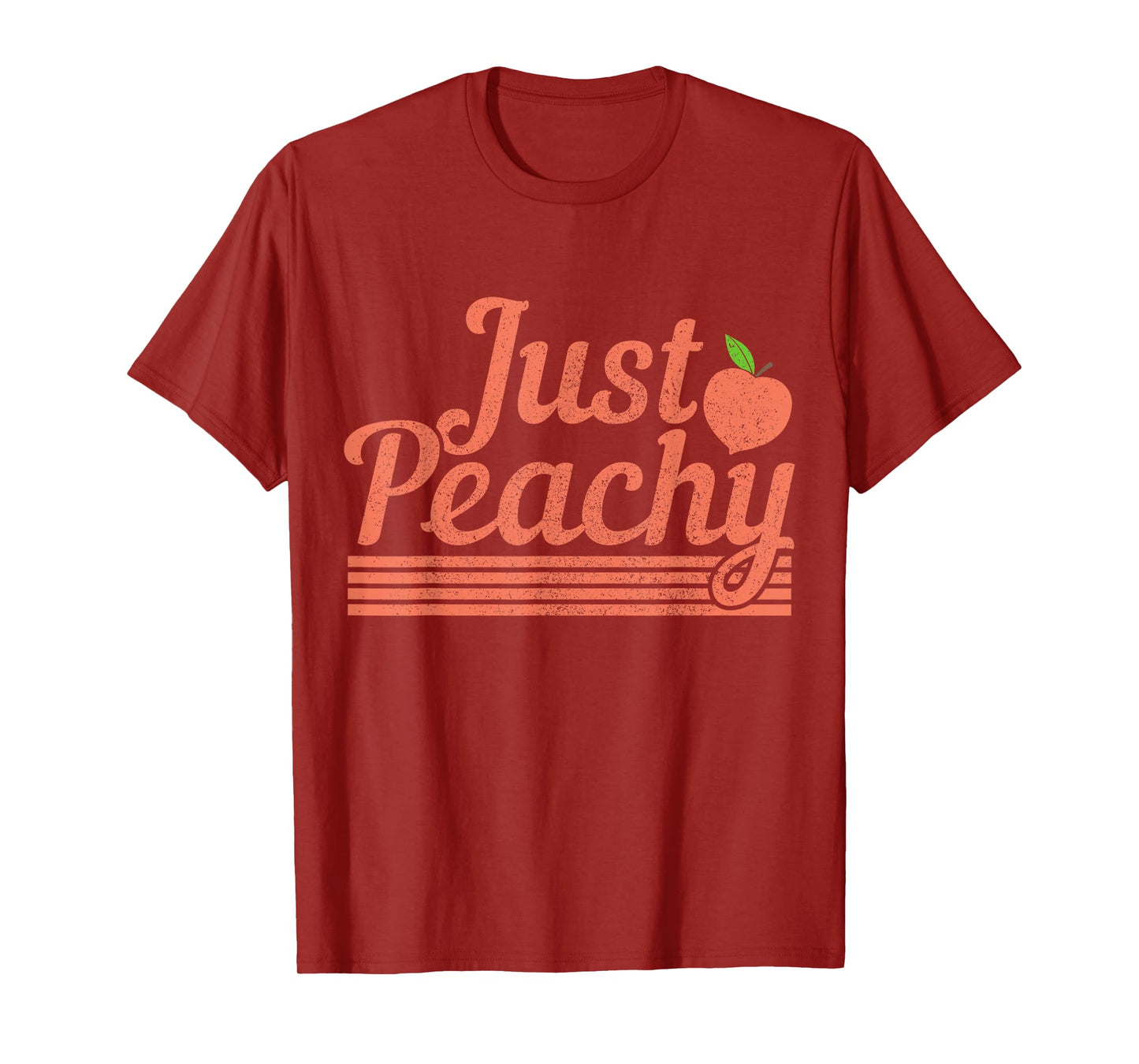 Georgia The Peach State Peachy Funny Vintage Pride T-Shirt