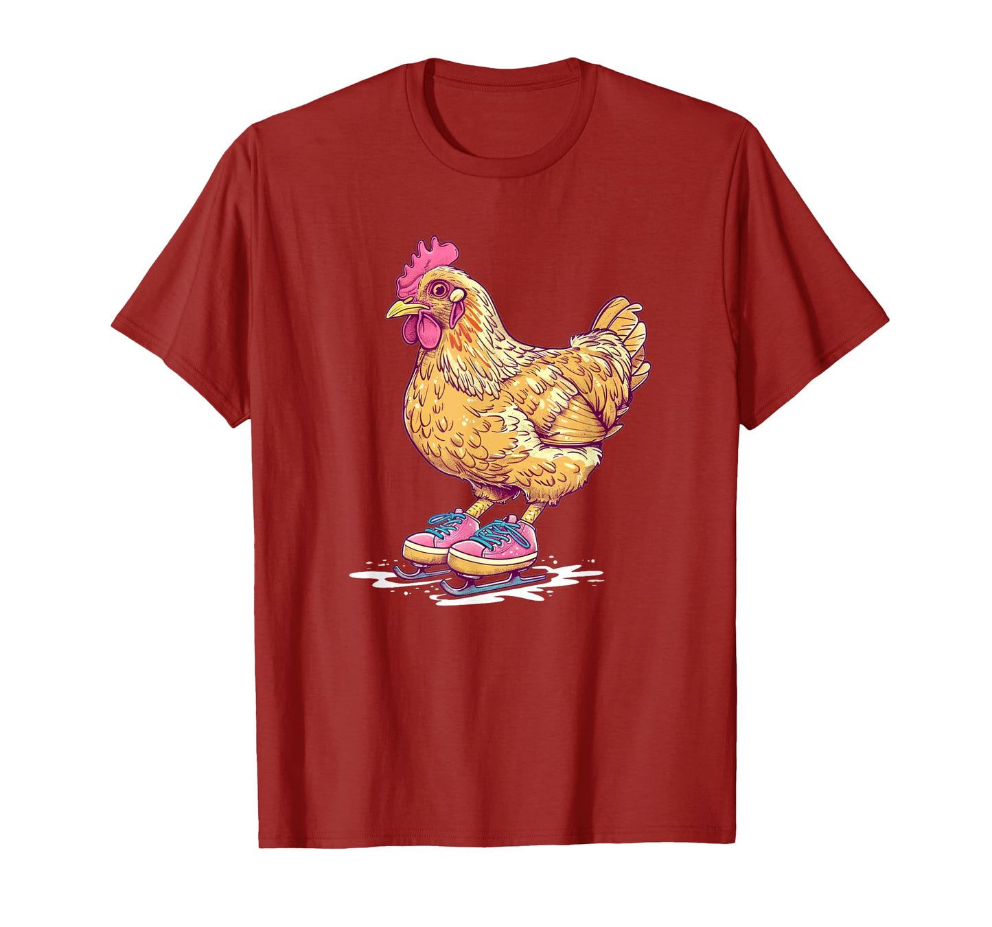 Fun Ice skating Shoes Animal Outfit T-Shirt