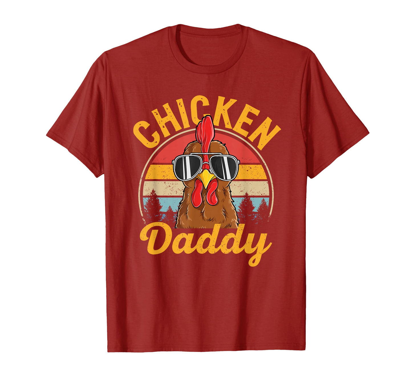 Chicken Daddy Men Farmer Funny Hen Chicken Dad T-Shirt