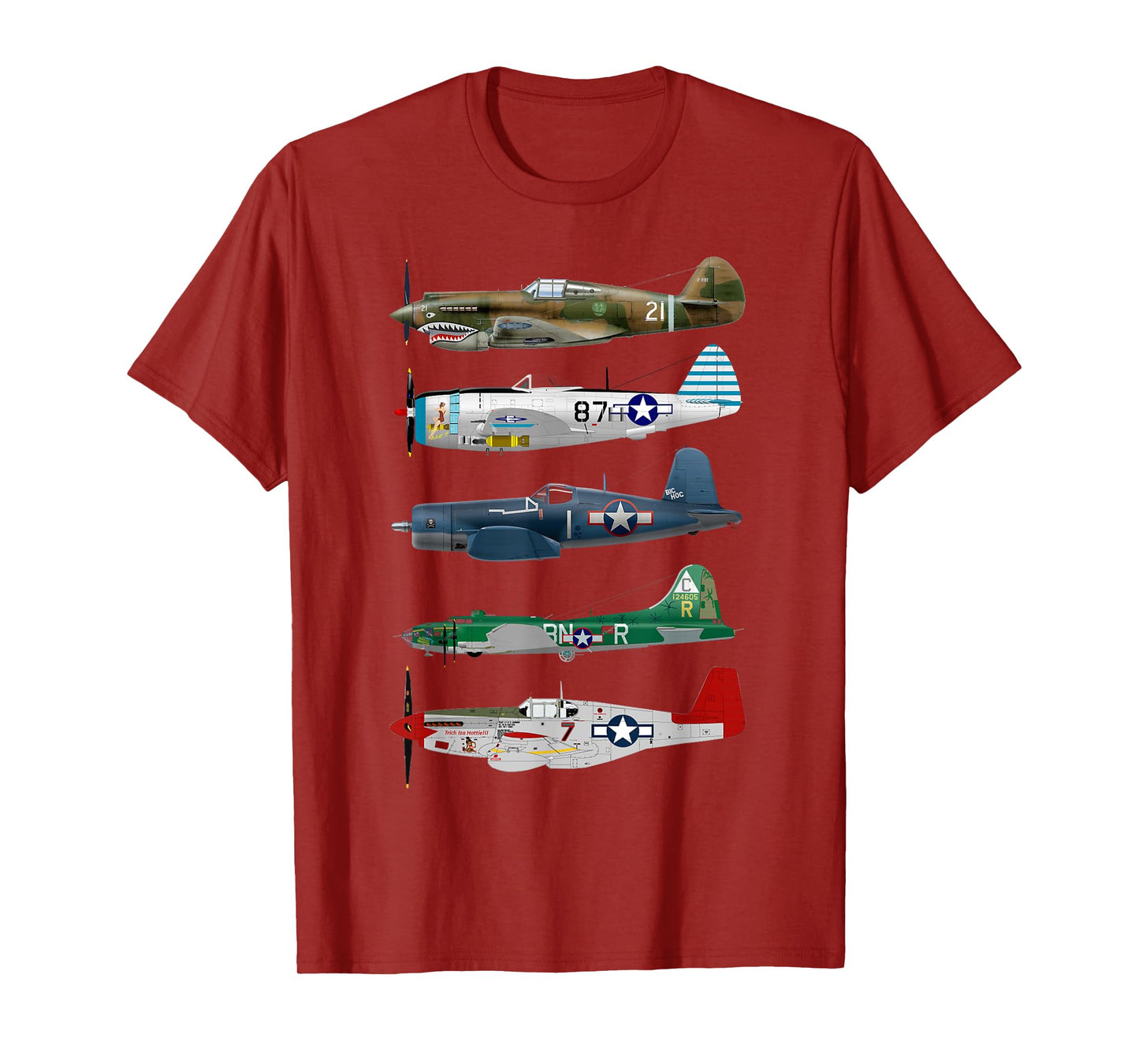 WW2 Planes Warbirds Warplanes T-Shirt