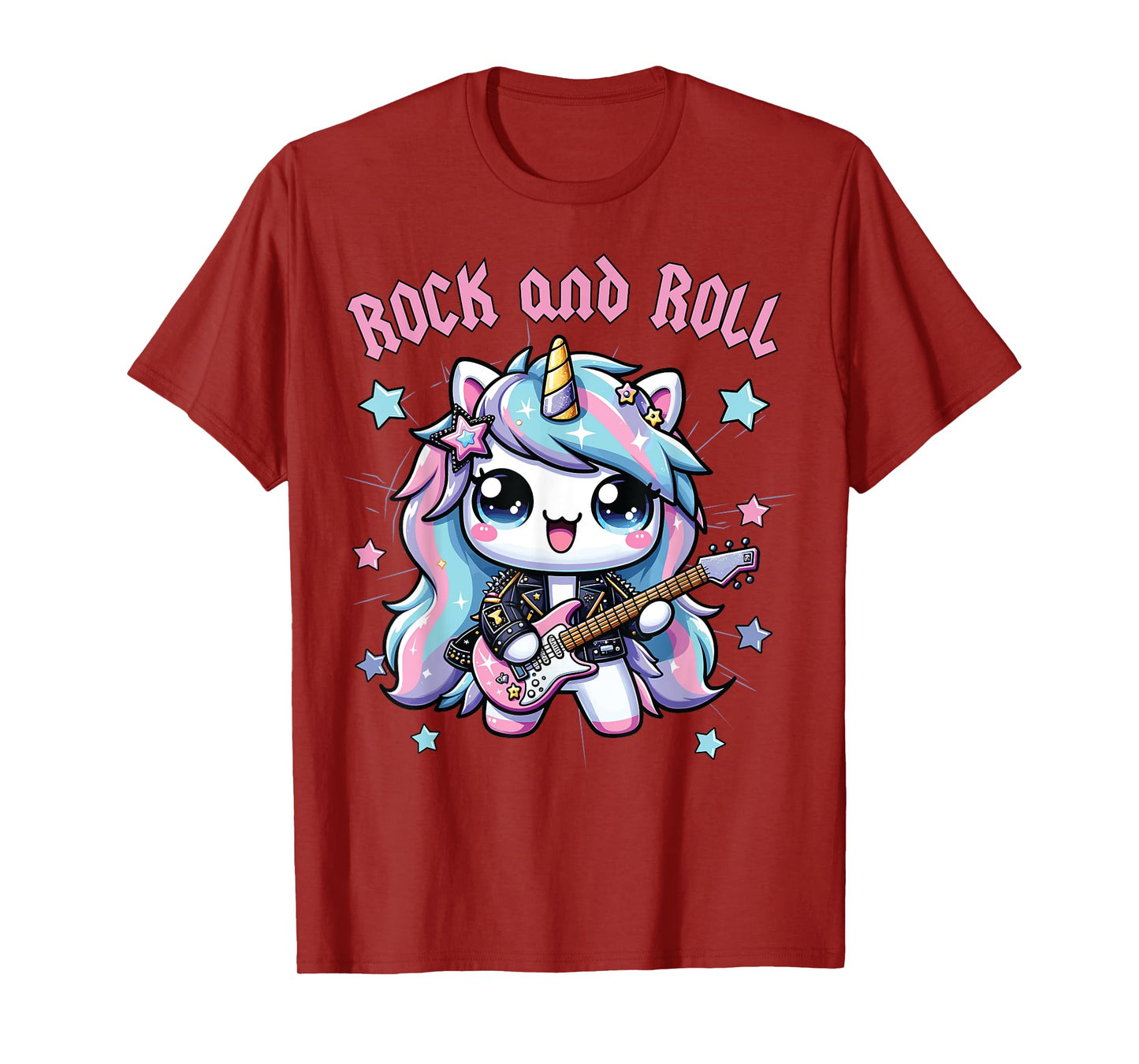 Girls Rock, Unicorn Rock Star, Unicorn Girls Rock and Roll T-Shirt