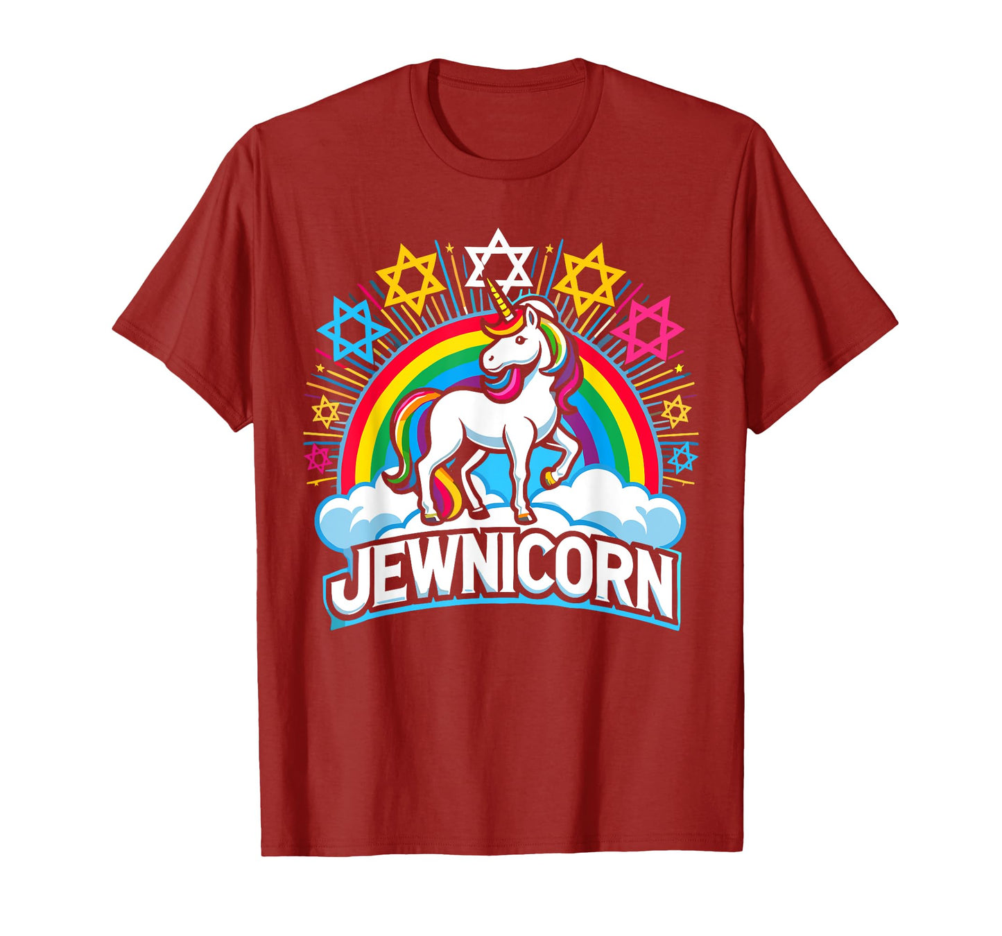 Hanukkah Funny Jewnicorn Jewish Unicorn T-Shirt