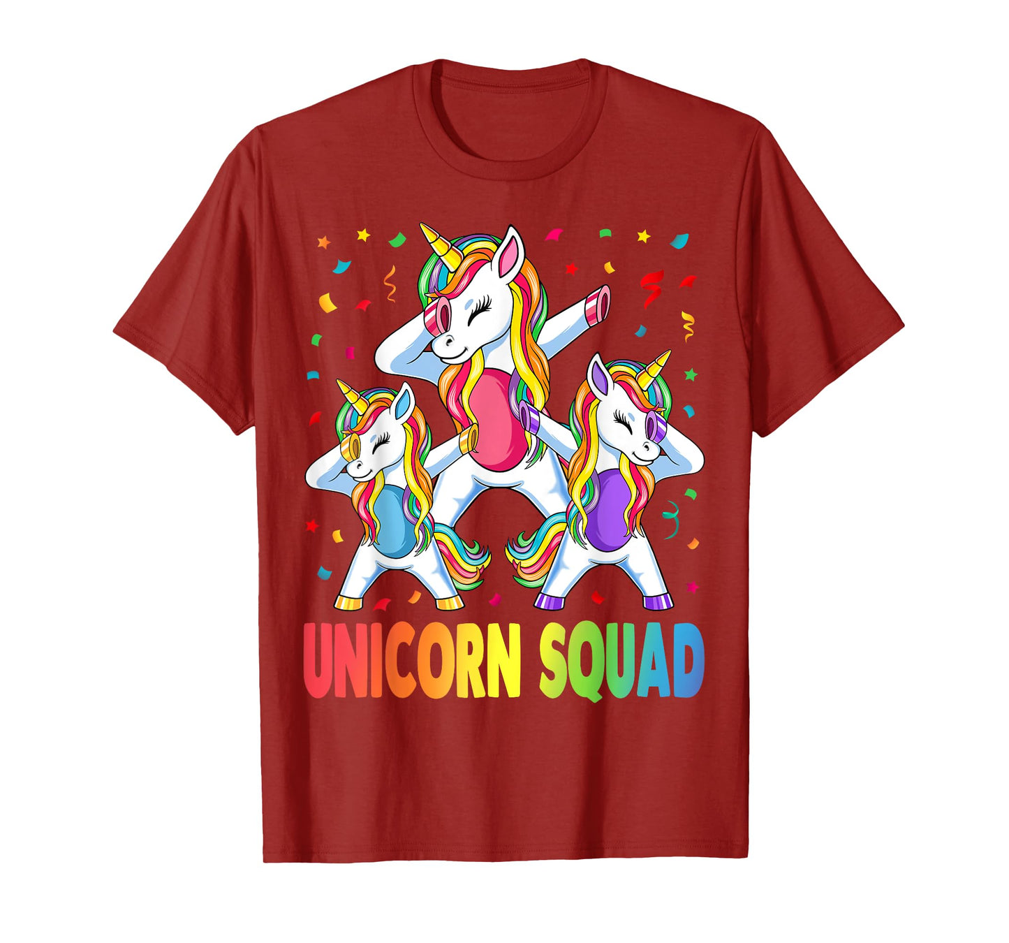 Unicorn Squad Shirt, Unicorn T-Shirt Gifts T-Shirt, Black