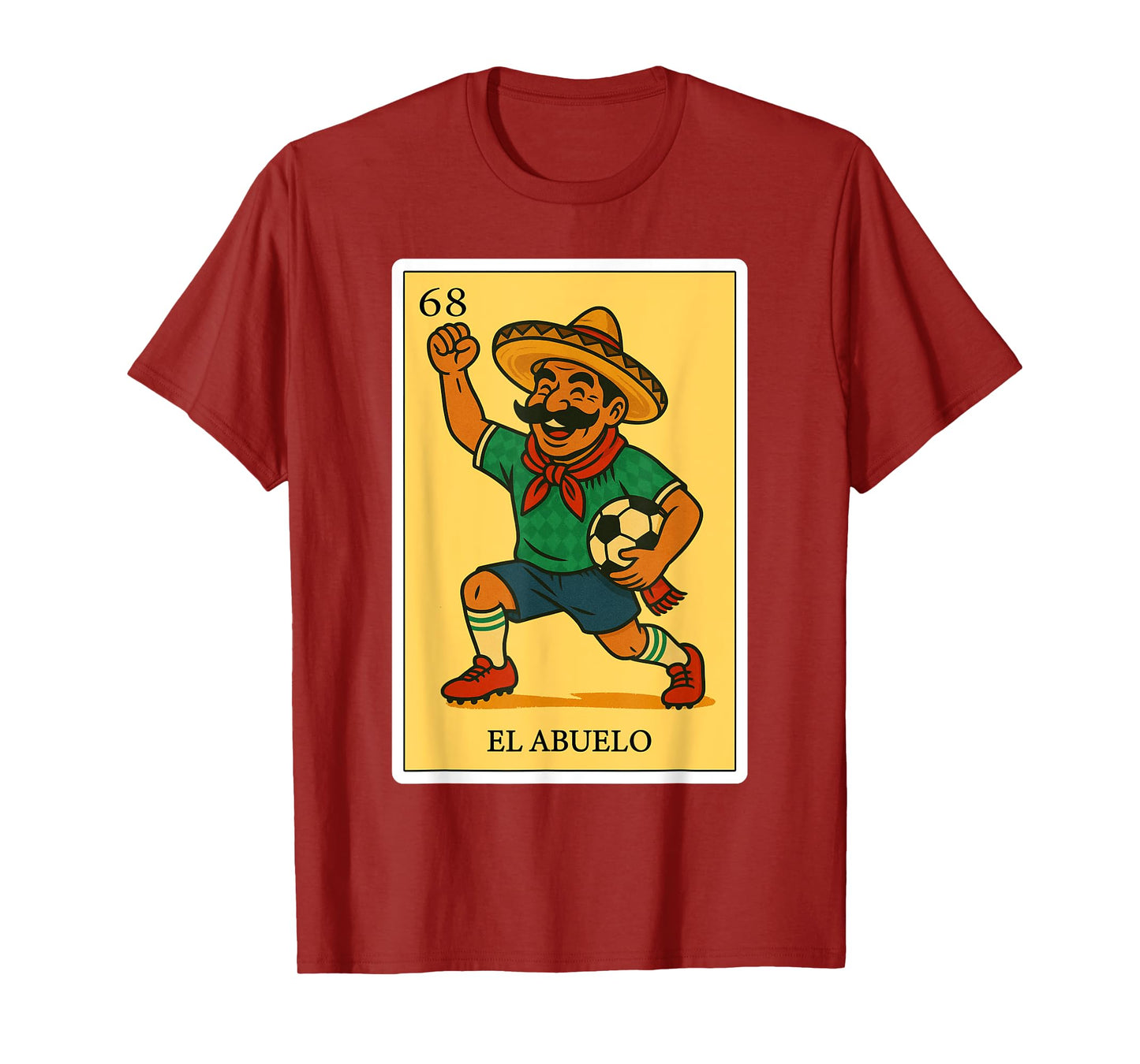 El Abuelo Futbolero | Spanish-Mexican Bingo Gifts for Abuela T-Shirt