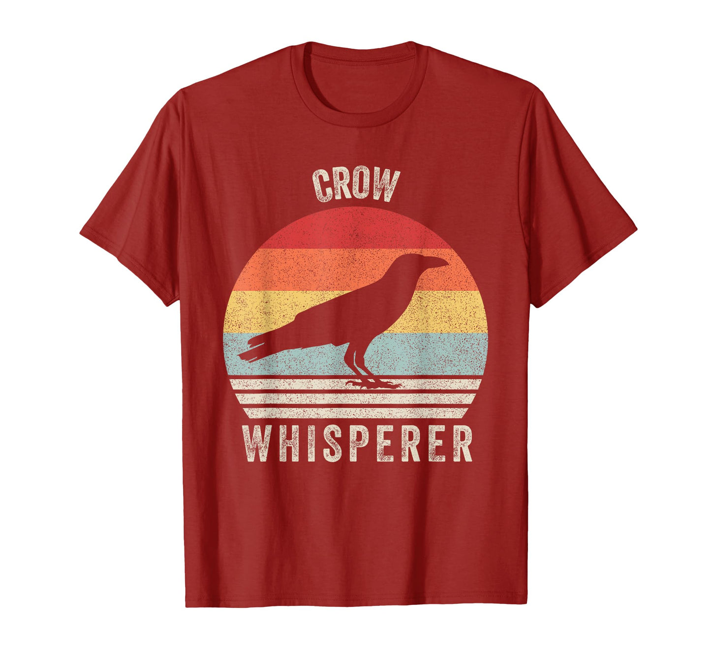 Retro Crow Whisperer Shirt Funny Birds Lover Crow Vintage T-Shirt