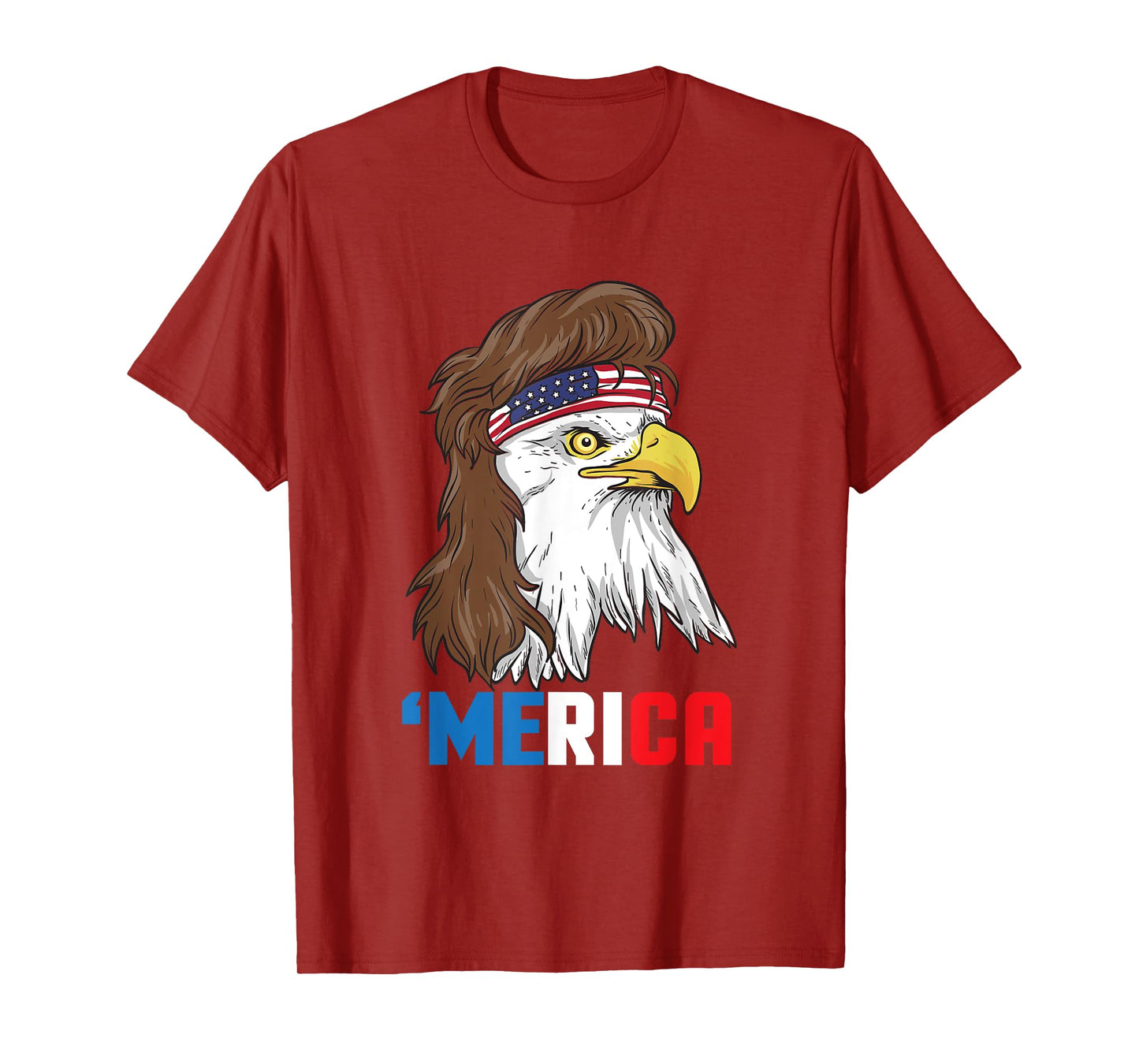 Merica T-Shirt Patriotic Mullet Eagle | Pride American Gift T-Shirt