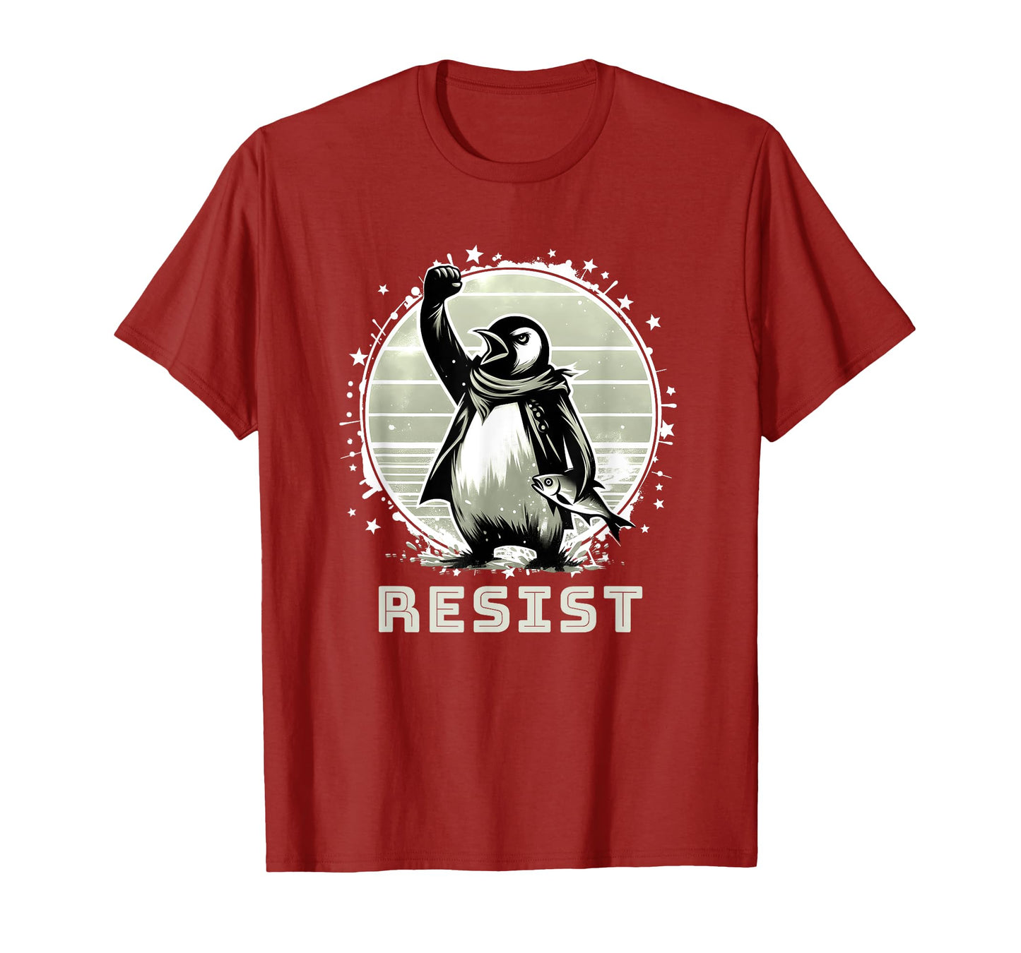 Resist Shirt Funny Resist Penguins Protest Against T-Shirt