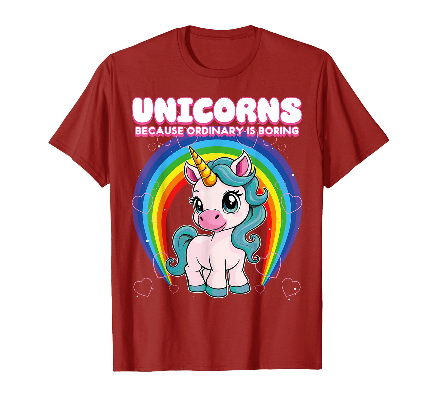 Unicorns Because Ordinary Is Boring Unicorn T-Shirt
