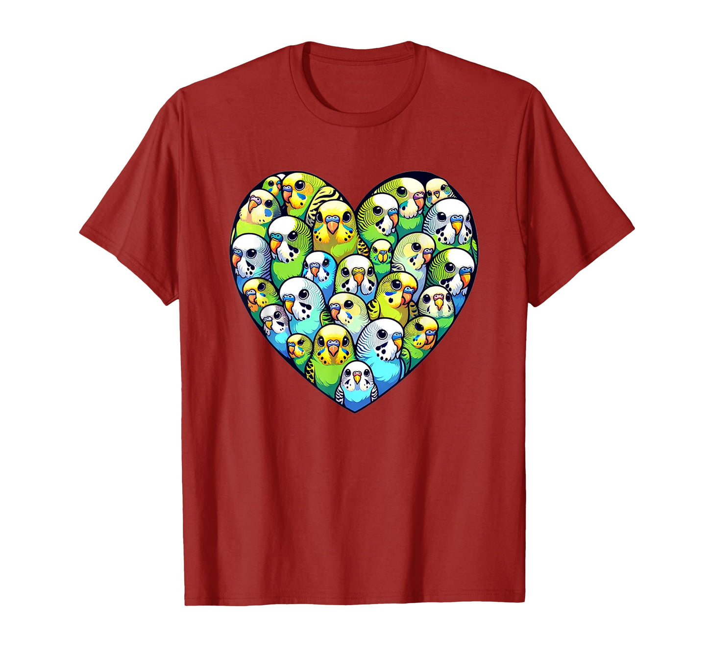Lovely Shell Parakeet Budgerigar Lover T-Shirt