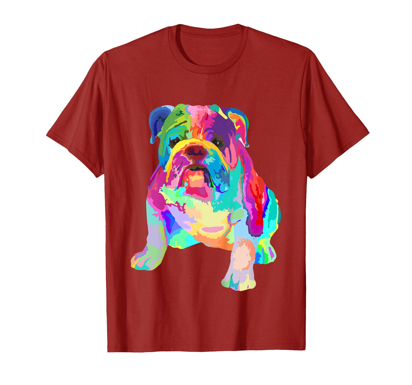 Boys Tshirts Colorful Cool Girls Shirts English Bulldog Kids T-Shirt