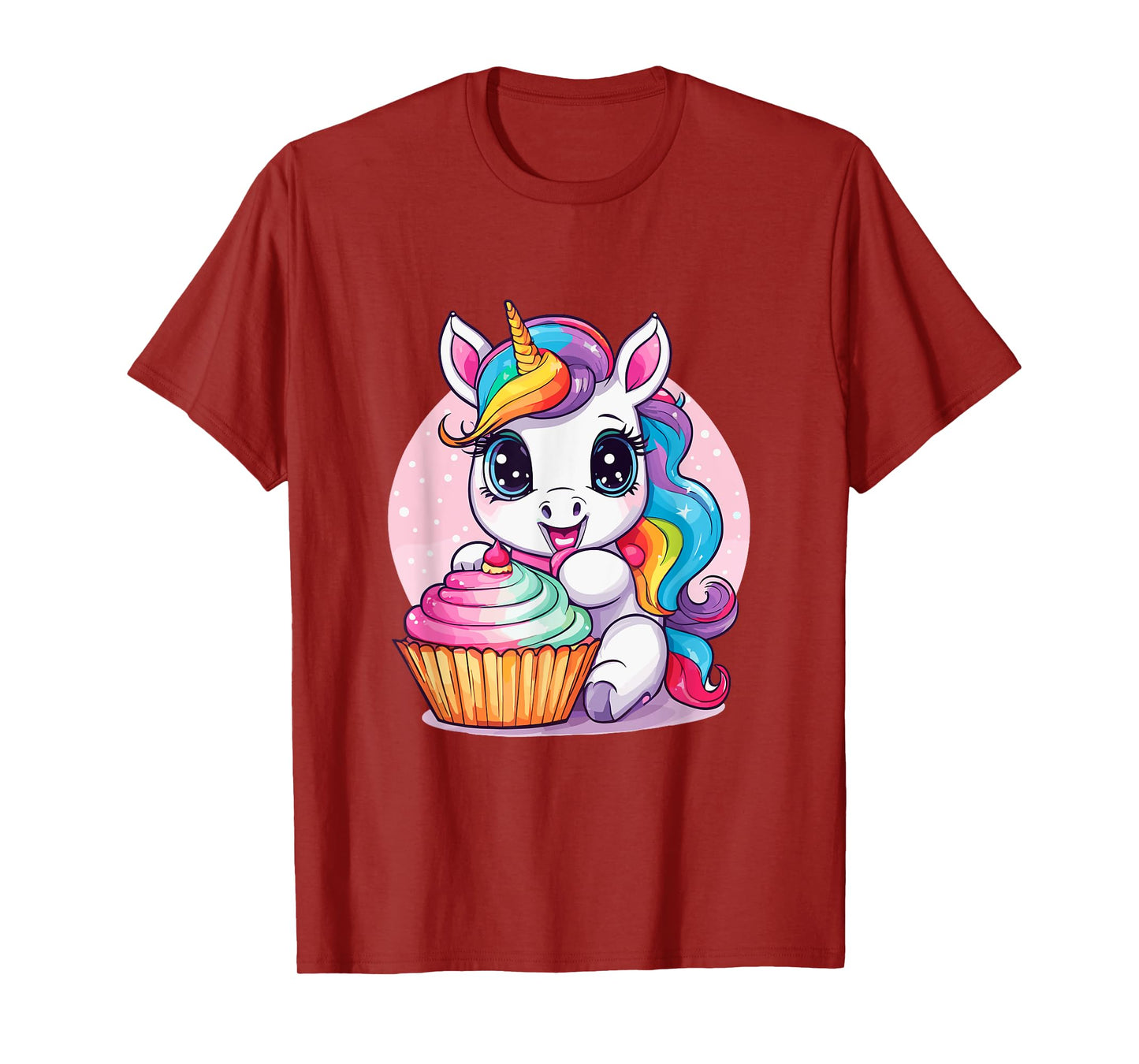 Unicorn Cupcake Sweet Dessert Delicious Baker T-Shirt