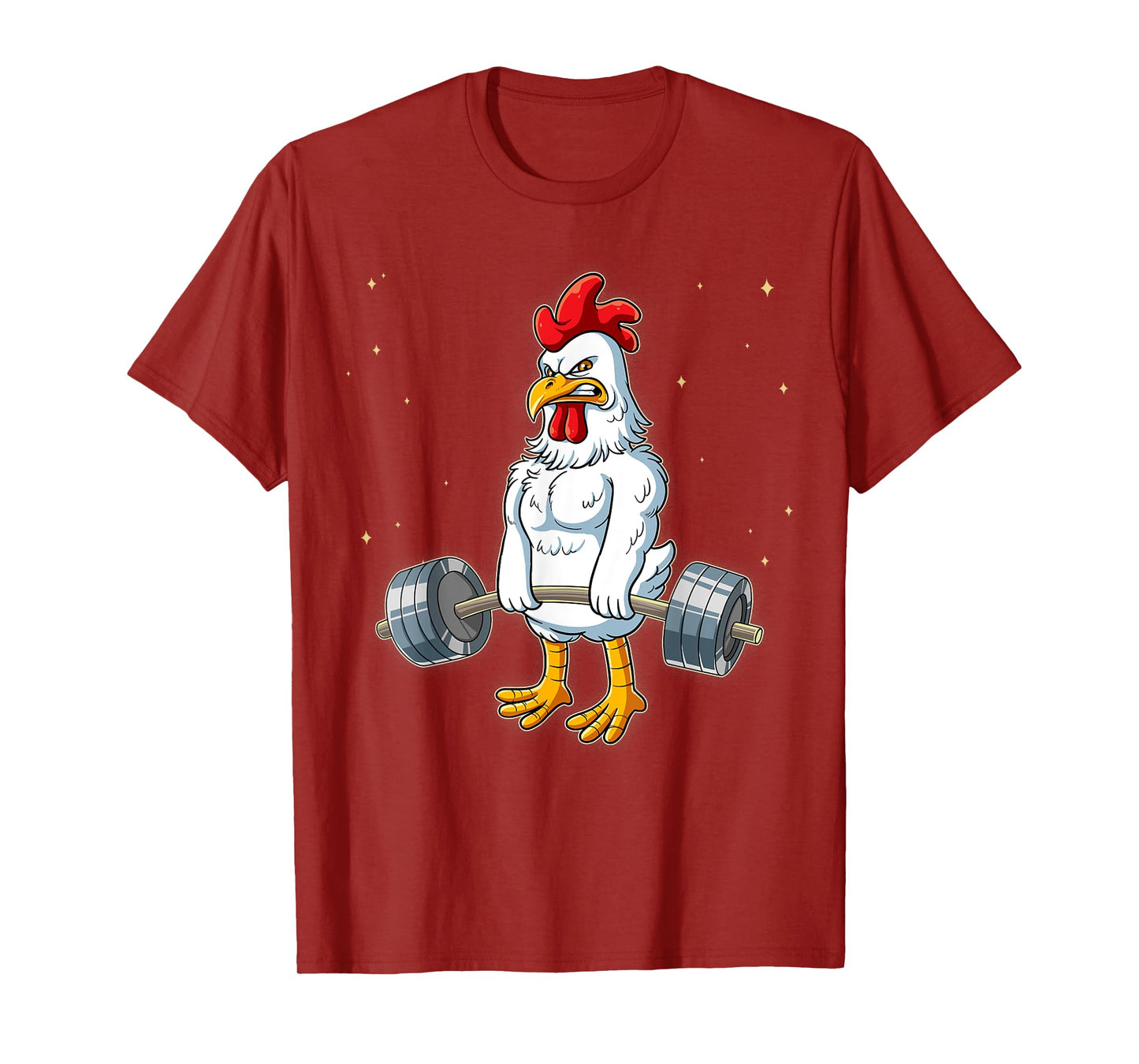 Chicken Gym Weight Training Deadlift T-Shirt