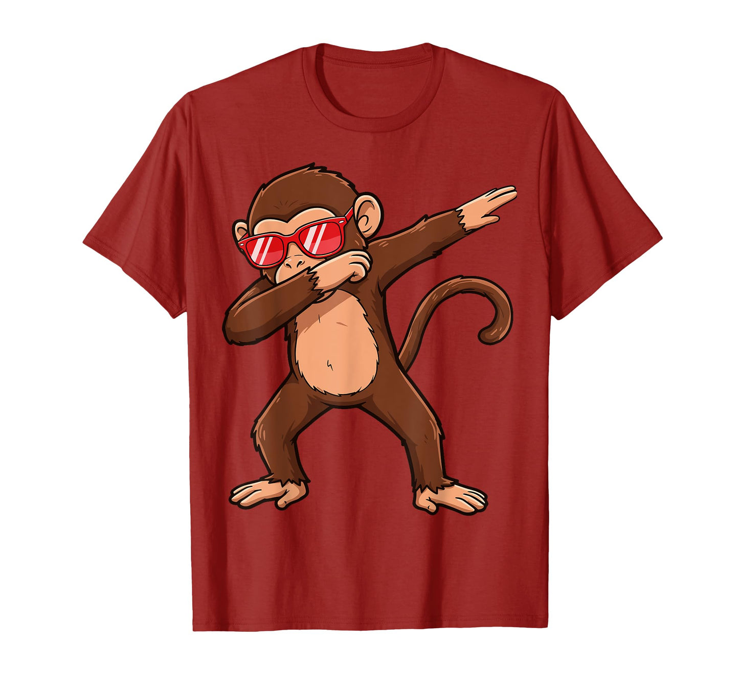 Dabbing Monkey Sunglasses Monkey Animal T-Shirt
