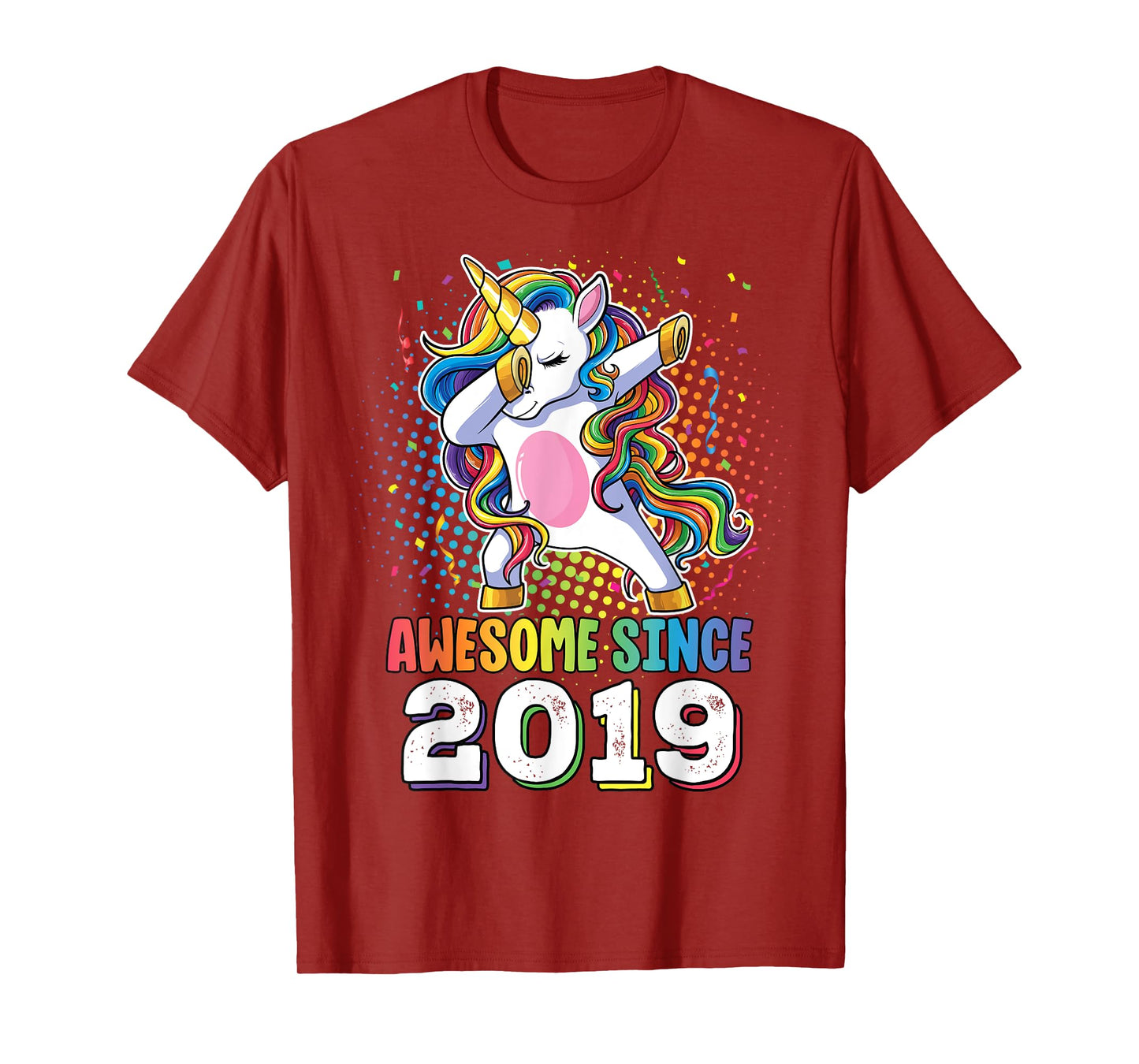 Awesome Since 2019 Shirt Girls 4 Years Old Birthday T-Shirt