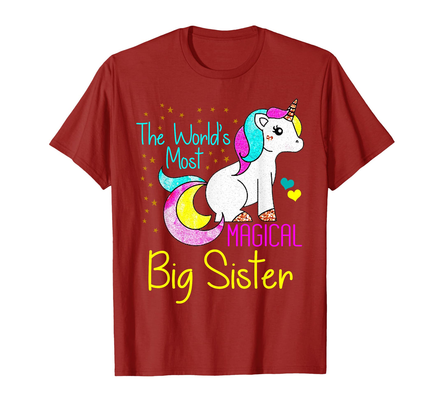 Magical Unicorn Big Sister Cute Funny Novelty T-Shirt Gift T-Shirt