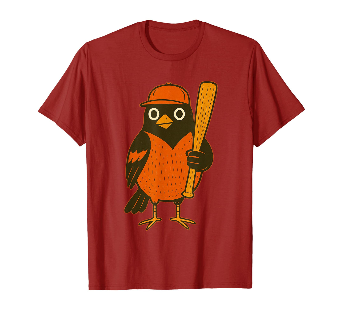 Batgrip Flight - Orangeheat Walks Loud Classic Oriole Animal T-Shirt
