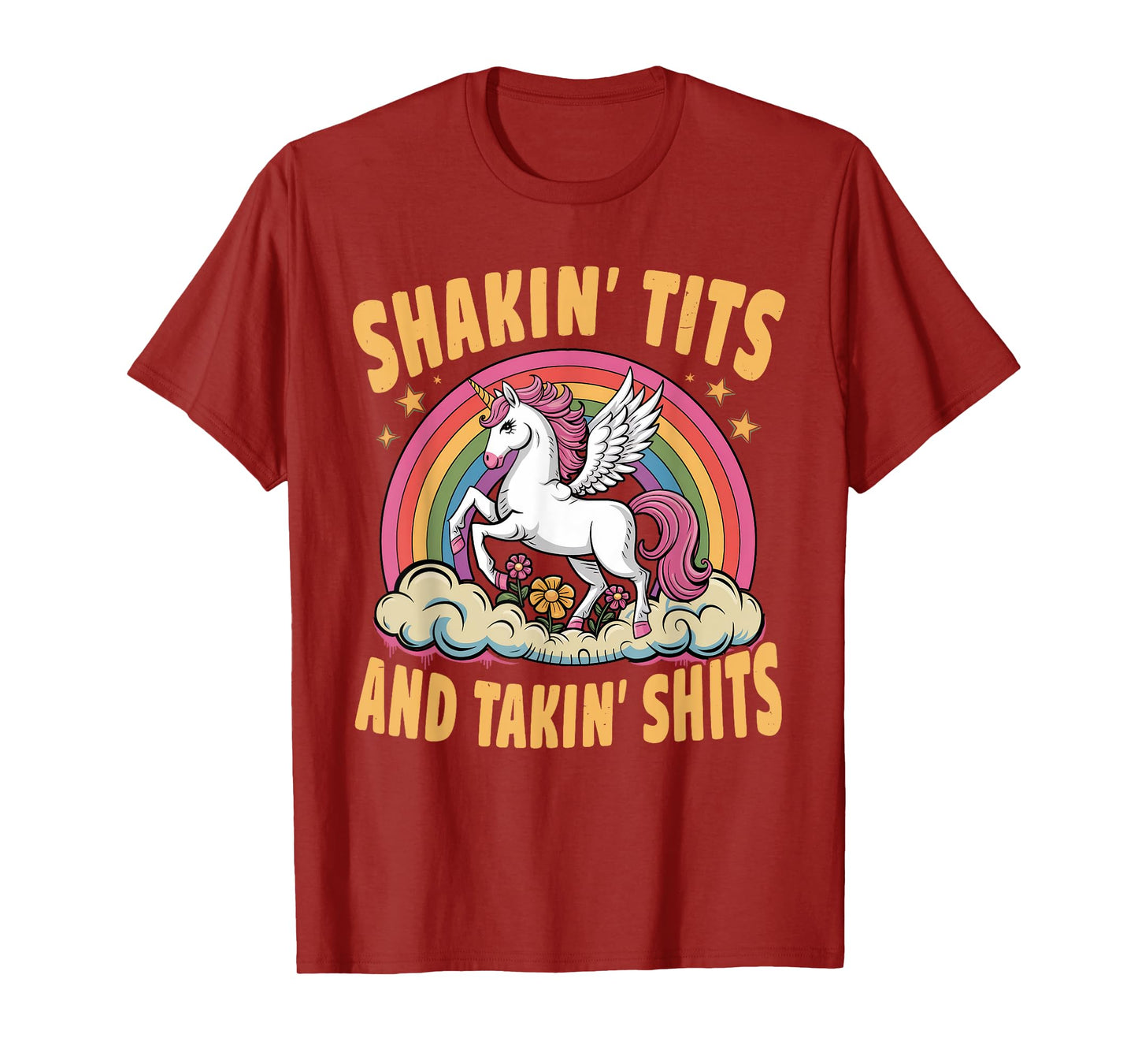 Shakin' Tits And Takin' Shits Funny For Women Men T-Shirt