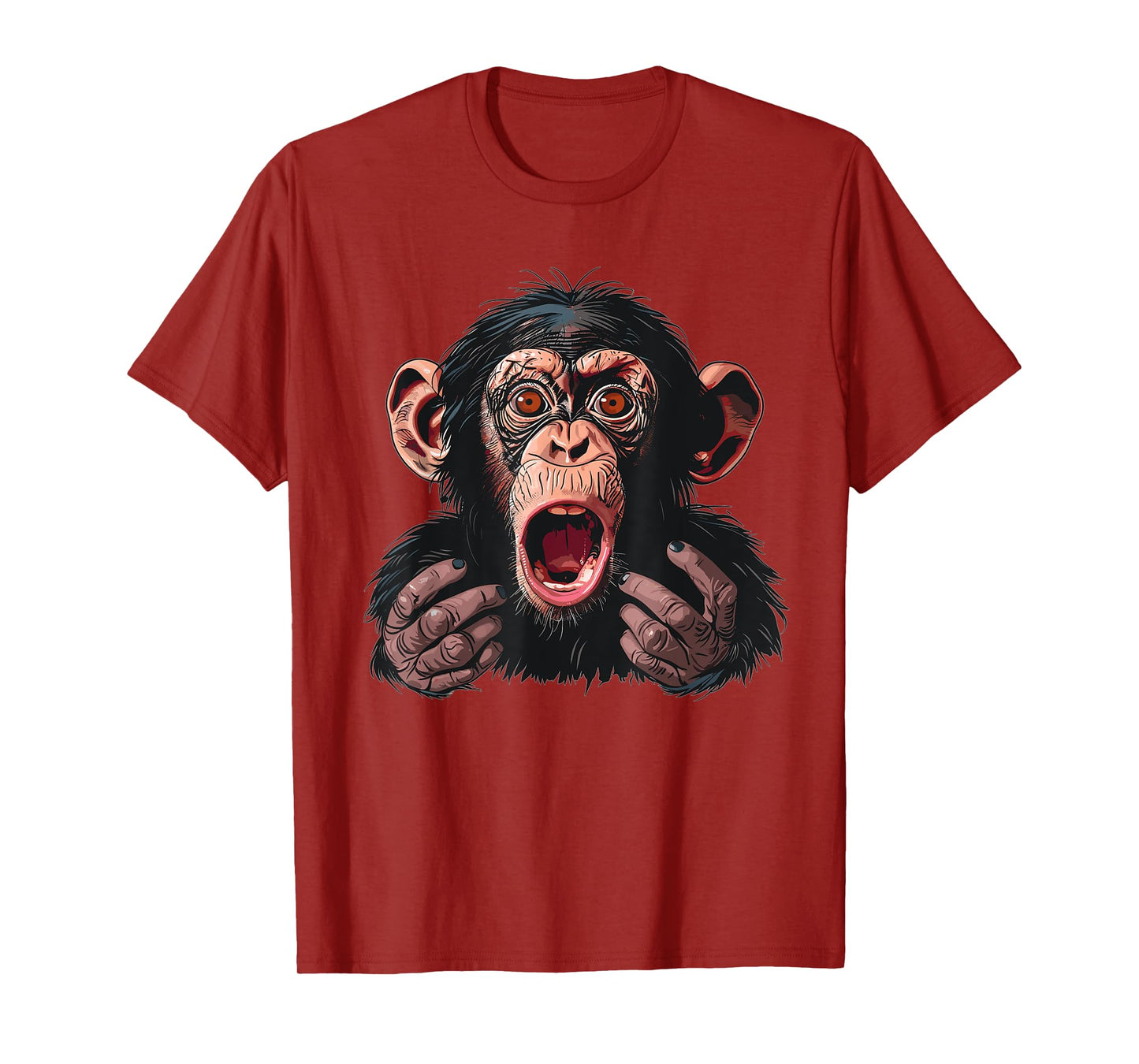 Anxious Monkey I Funny Monkey T-Shirt
