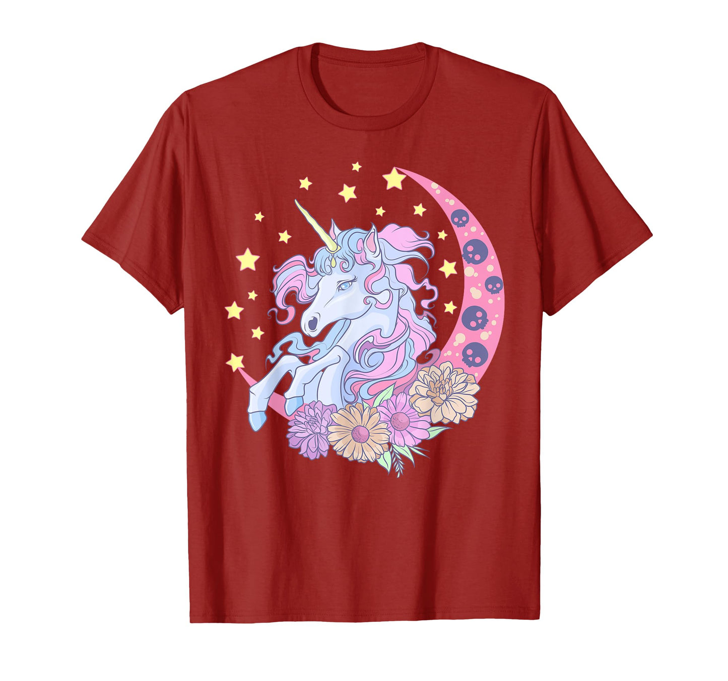 Pastel Goth Unicorn Japanese Anime Kawaii Creepy Cute T-Shirt