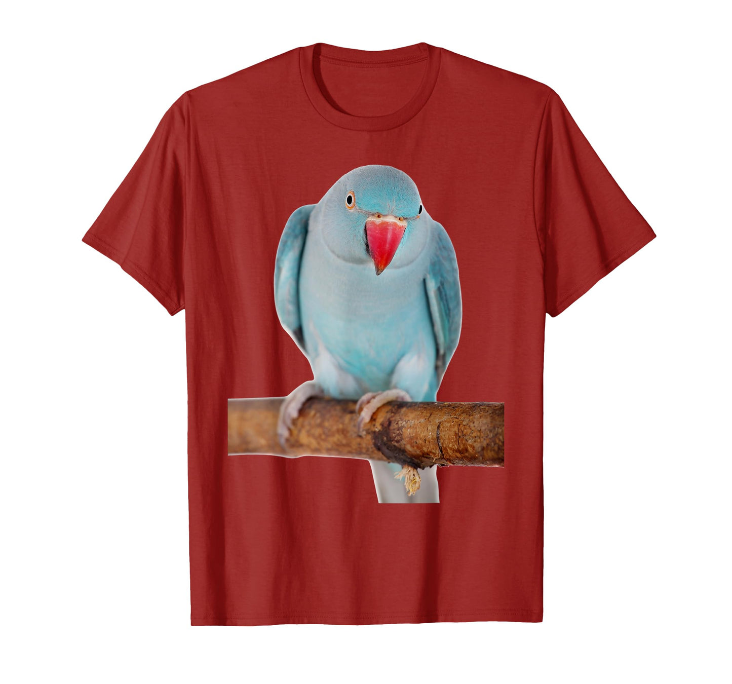 Blue indian Ringneck Parrot Bird humor for Parrot lovers T-Shirt