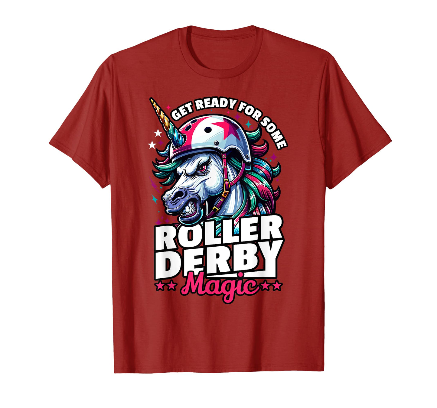 Roller Derby Unicorn - Ready For Roller Derby T-Shirt