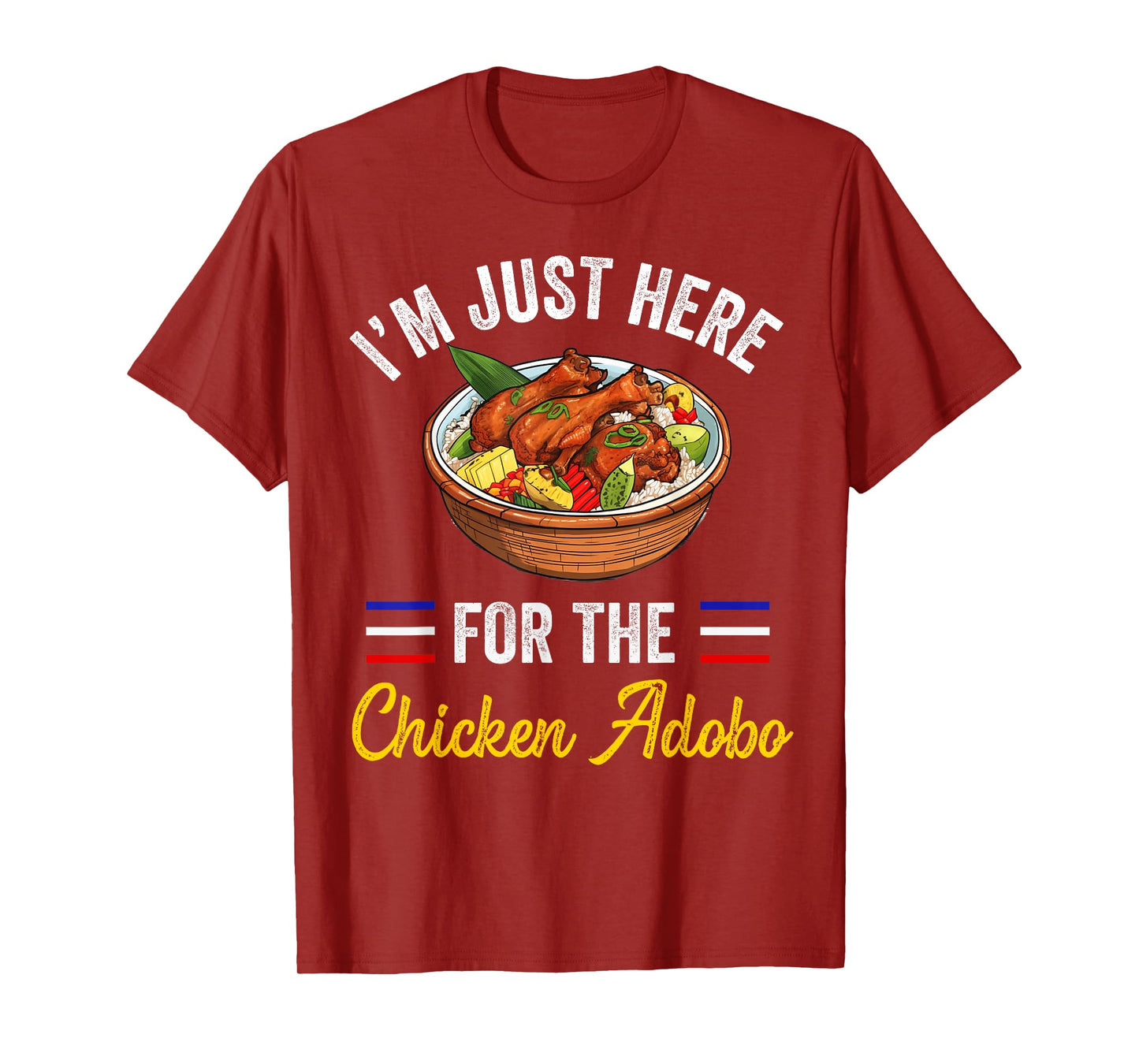 Filipino Philippines Women Men Filipino Food Chicken Adobo T-Shirt