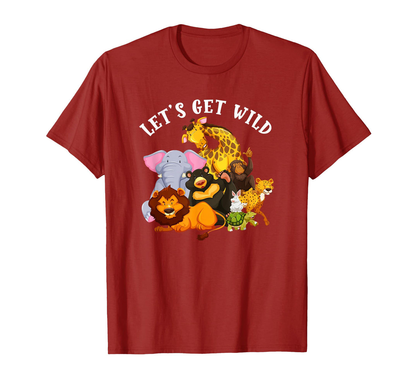 Let's Get Wild Zoo Animals Safari Party Day At The Zoo T-Shirt