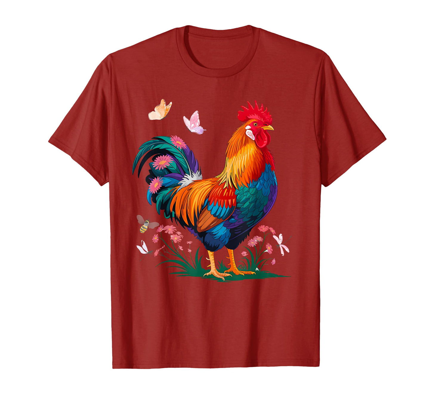 Funny Chicken Men Women Rooster Chicken Lovers T-Shirt