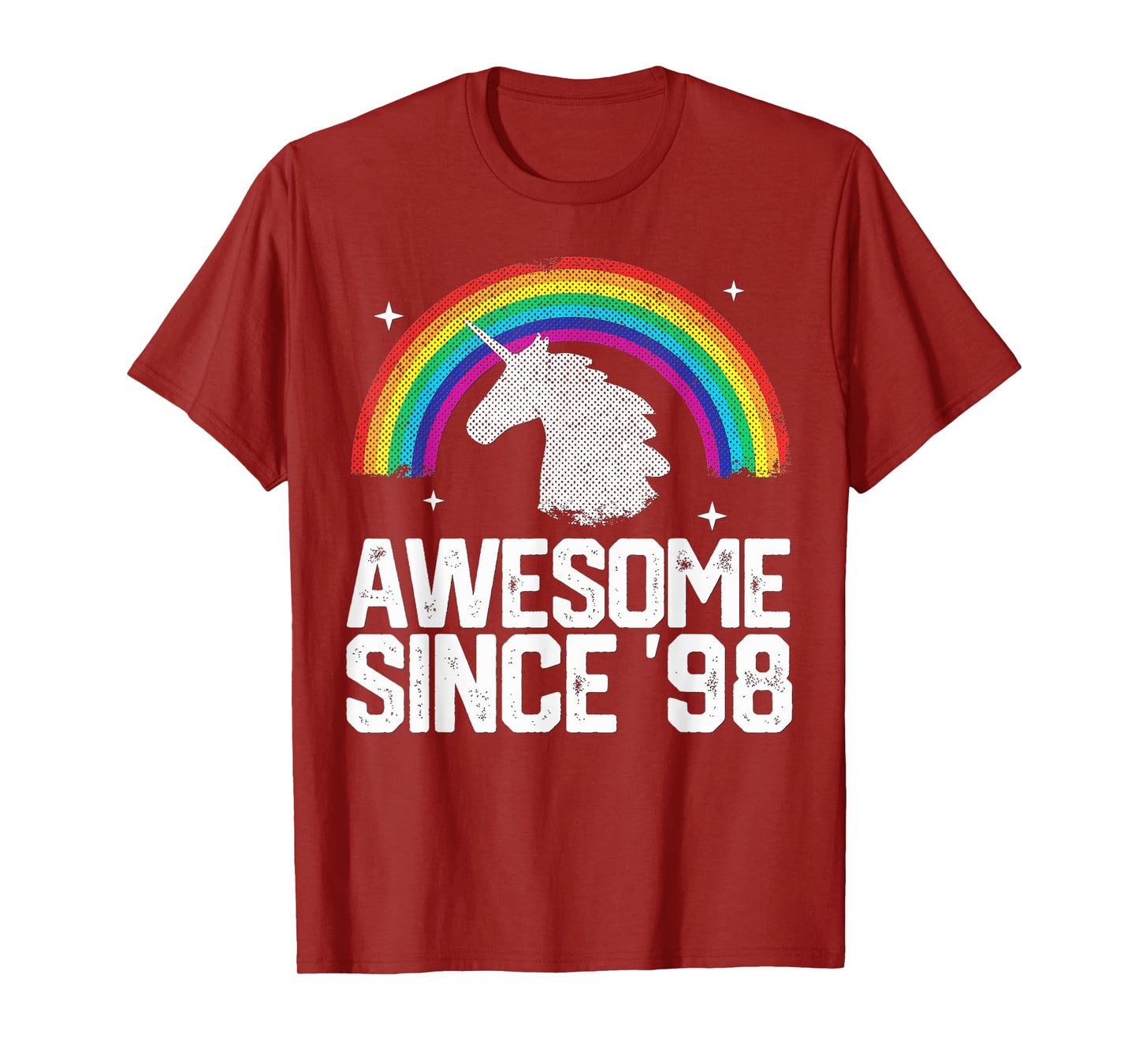 Awesome Since 1998 26th Birthday 26 Years Old Unicorn T-Shirt