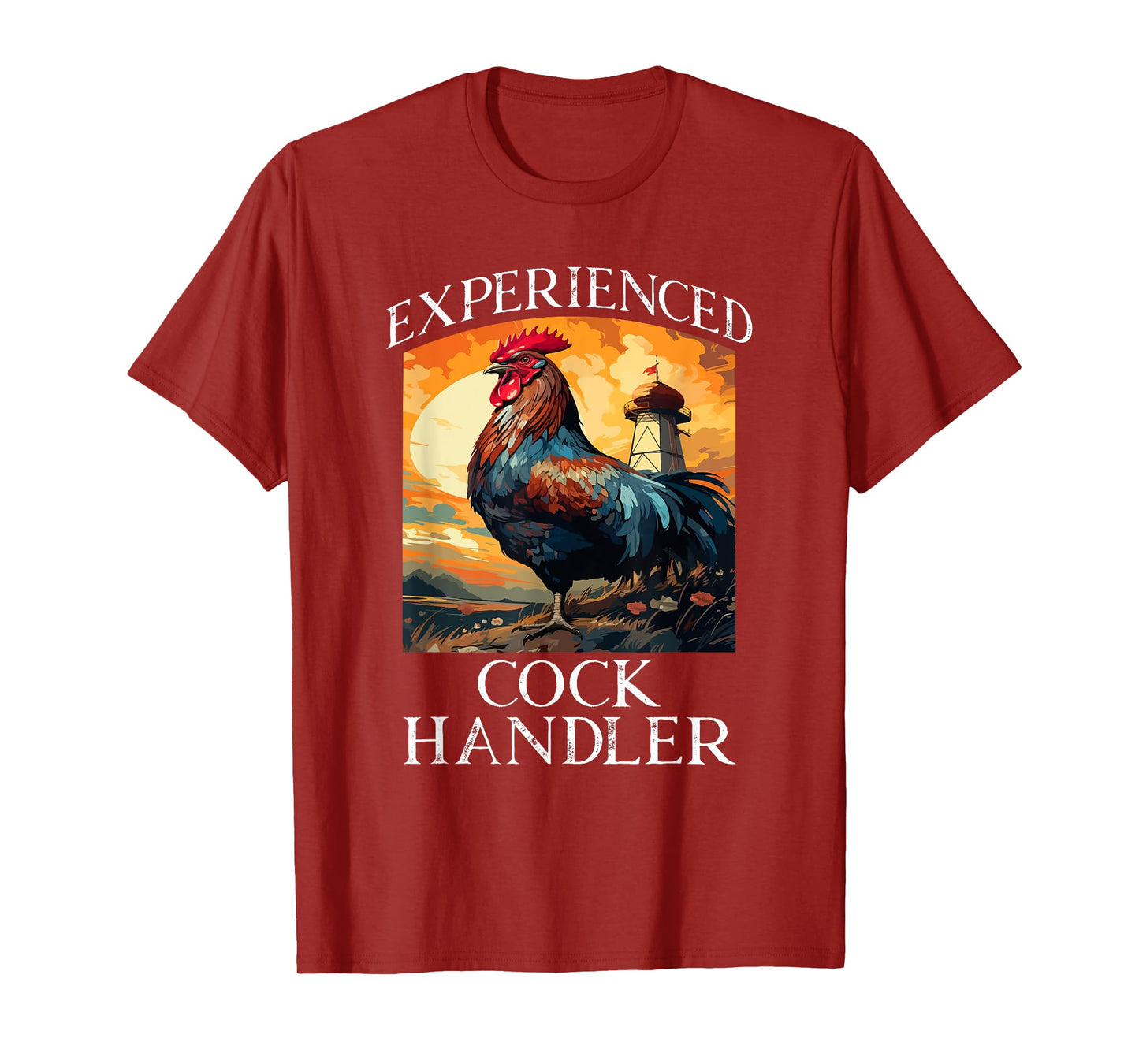 Experienced Cock Handler Funny Animal Saying T-Shirt