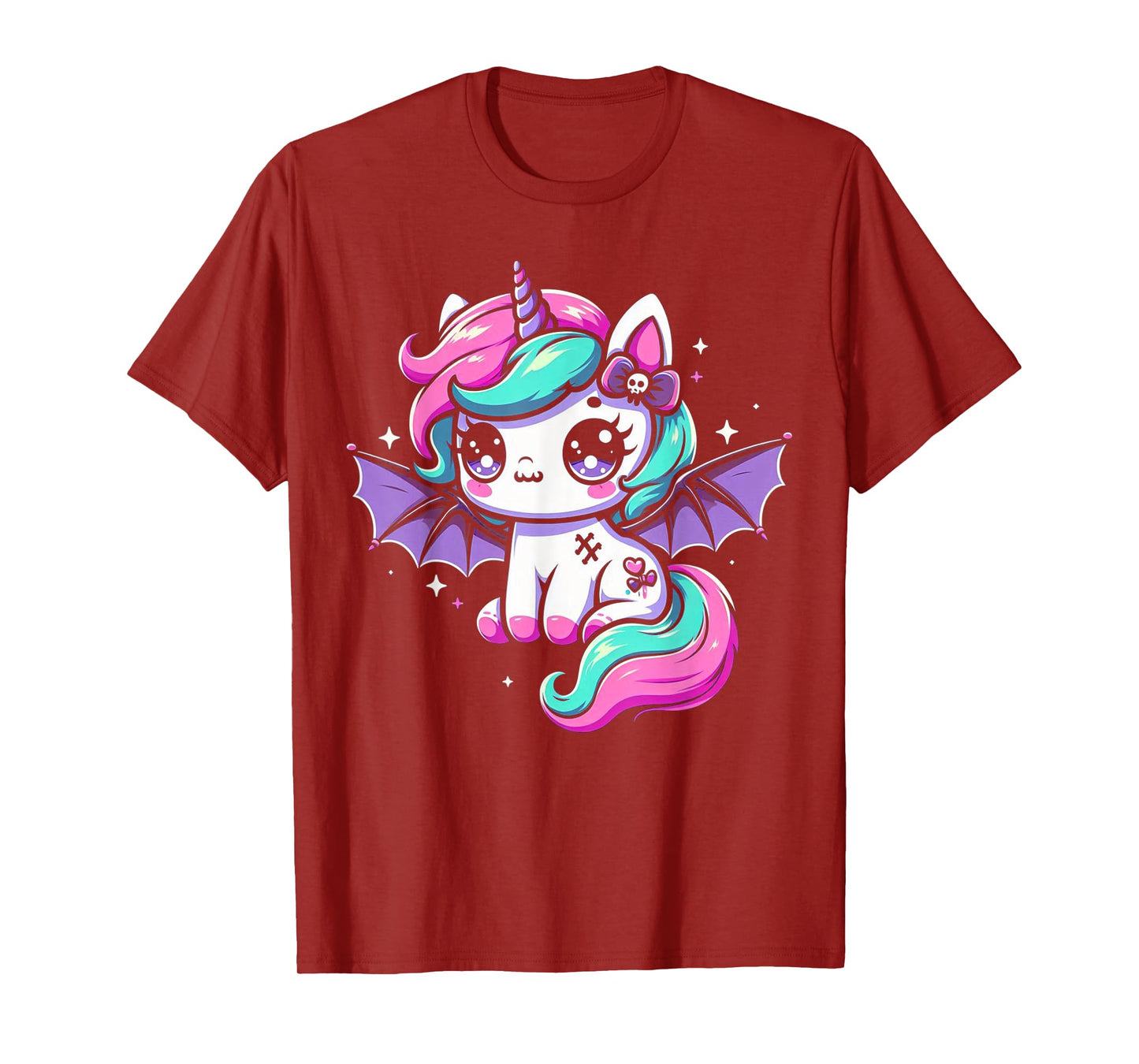 Pastel Goth Unicorn Kawaii Creepy Cute Aesthetic Art T-Shirt