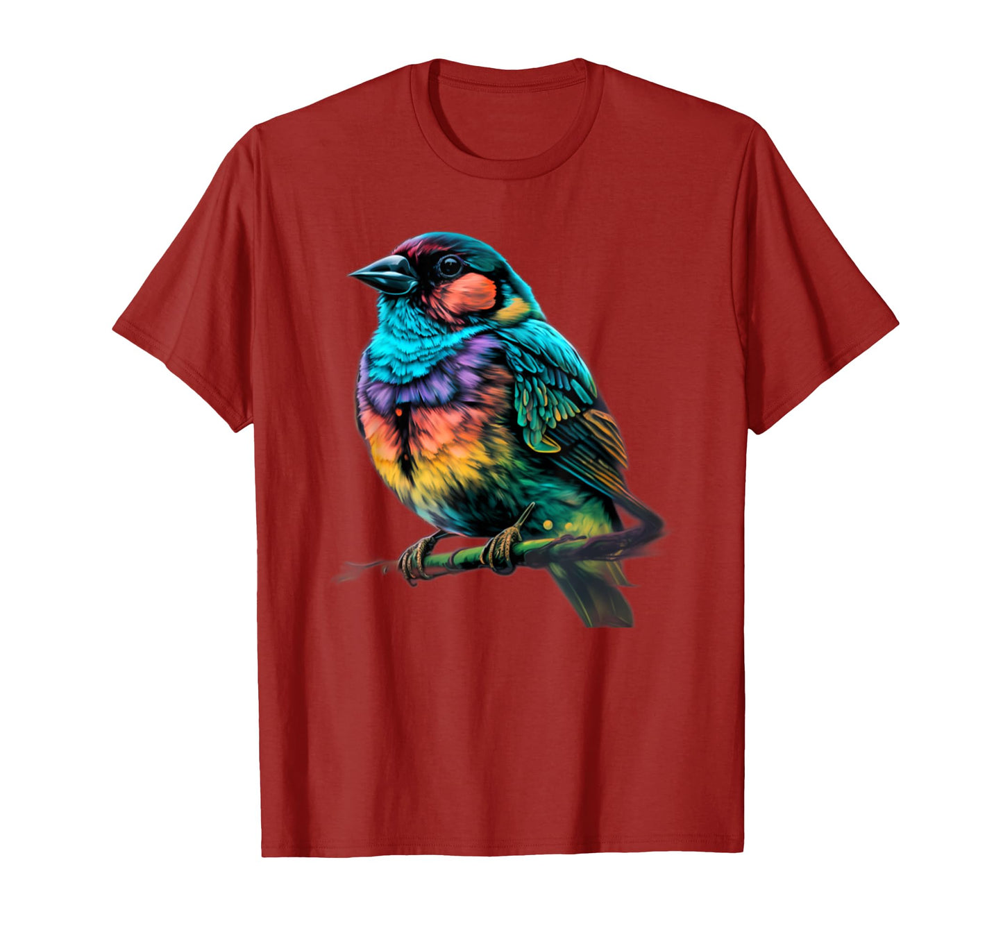 Cute Garden Hummingbird Gifts Colorful Finch T-Shirt