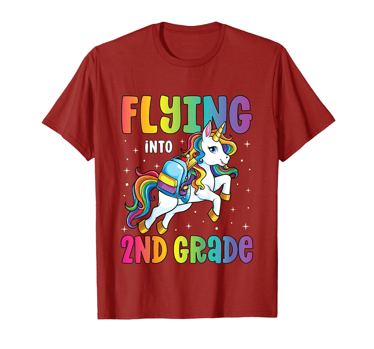 Second Grade Girls Unicorn First Day of 2nd Grade T-Shirt