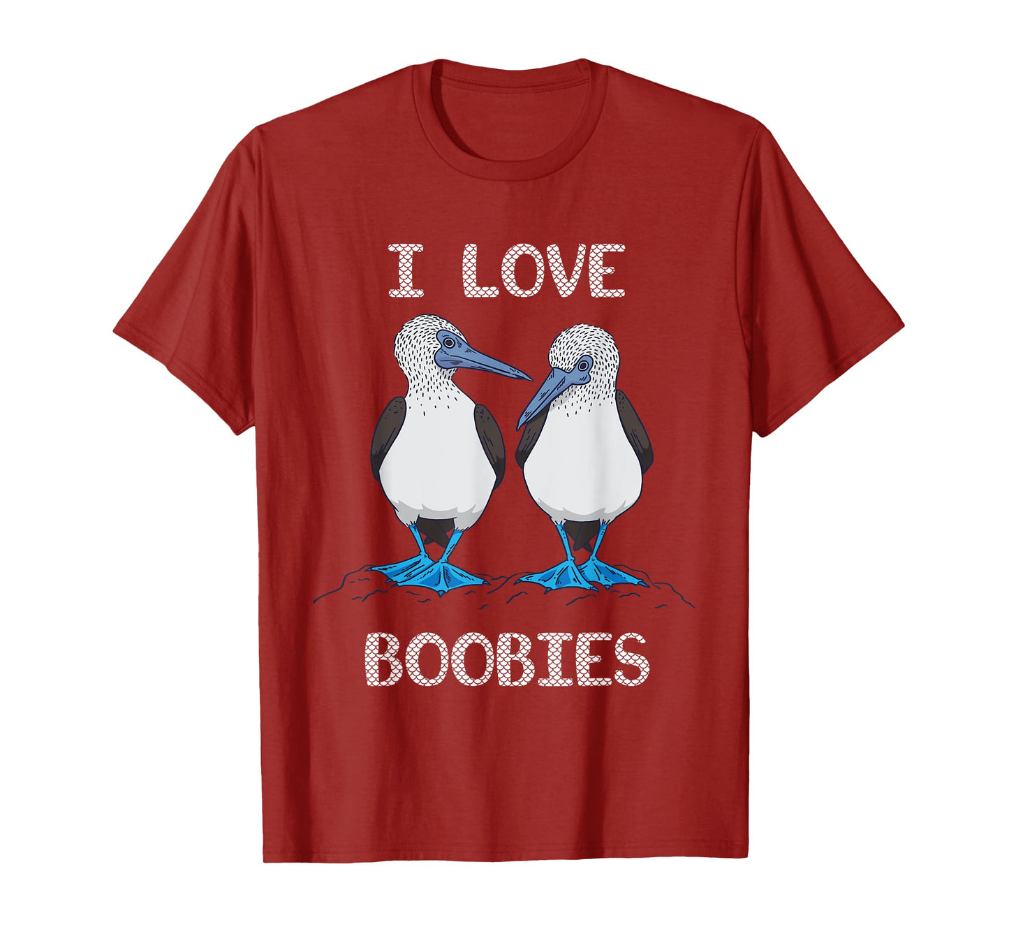 Blue Footed Boobies Tropical Sea Bird Boobies Lovers T-Shirt