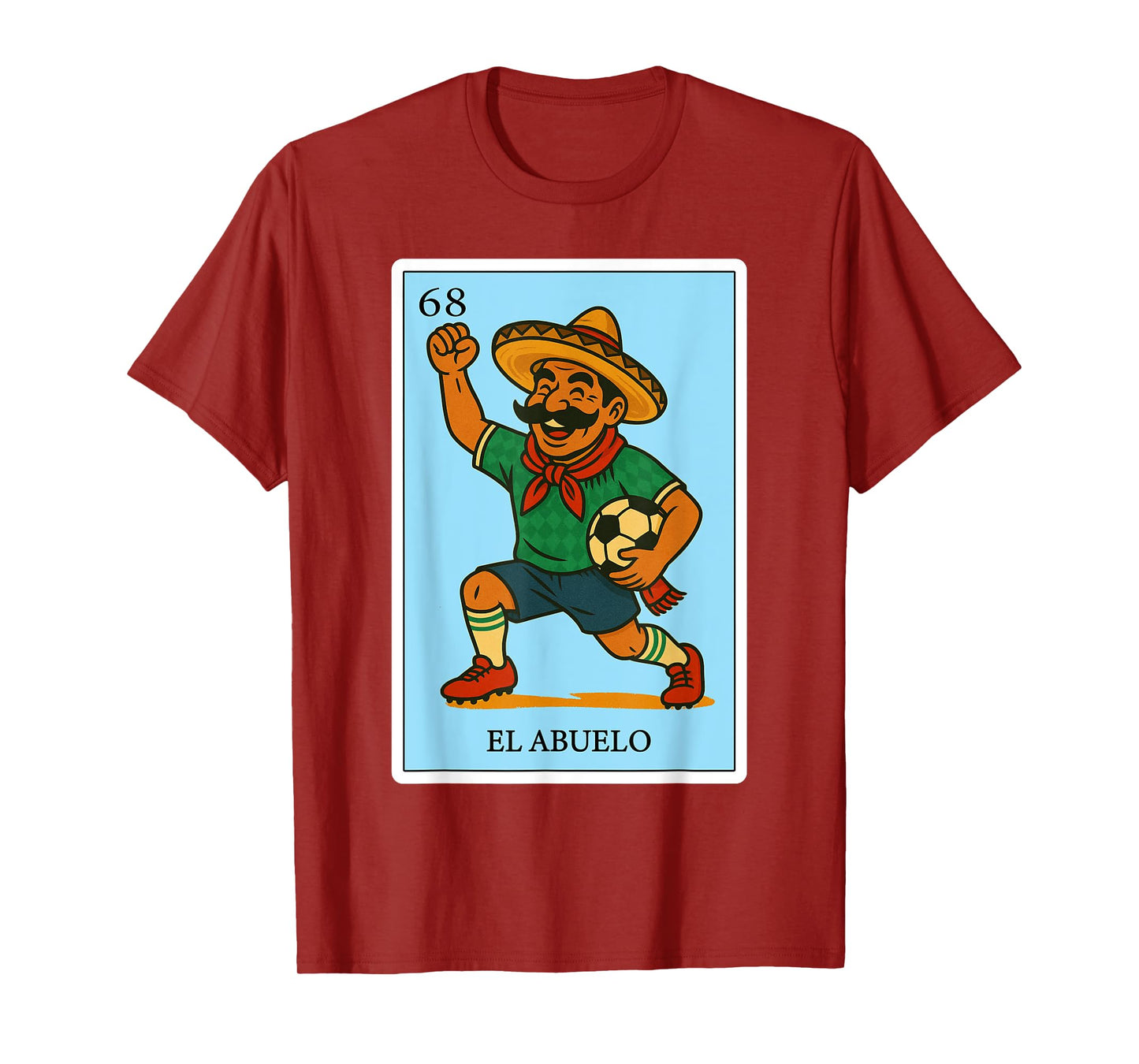 El Abuelo Futbolero | Spanish-Mexican Bingo Gifts for Abuela T-Shirt