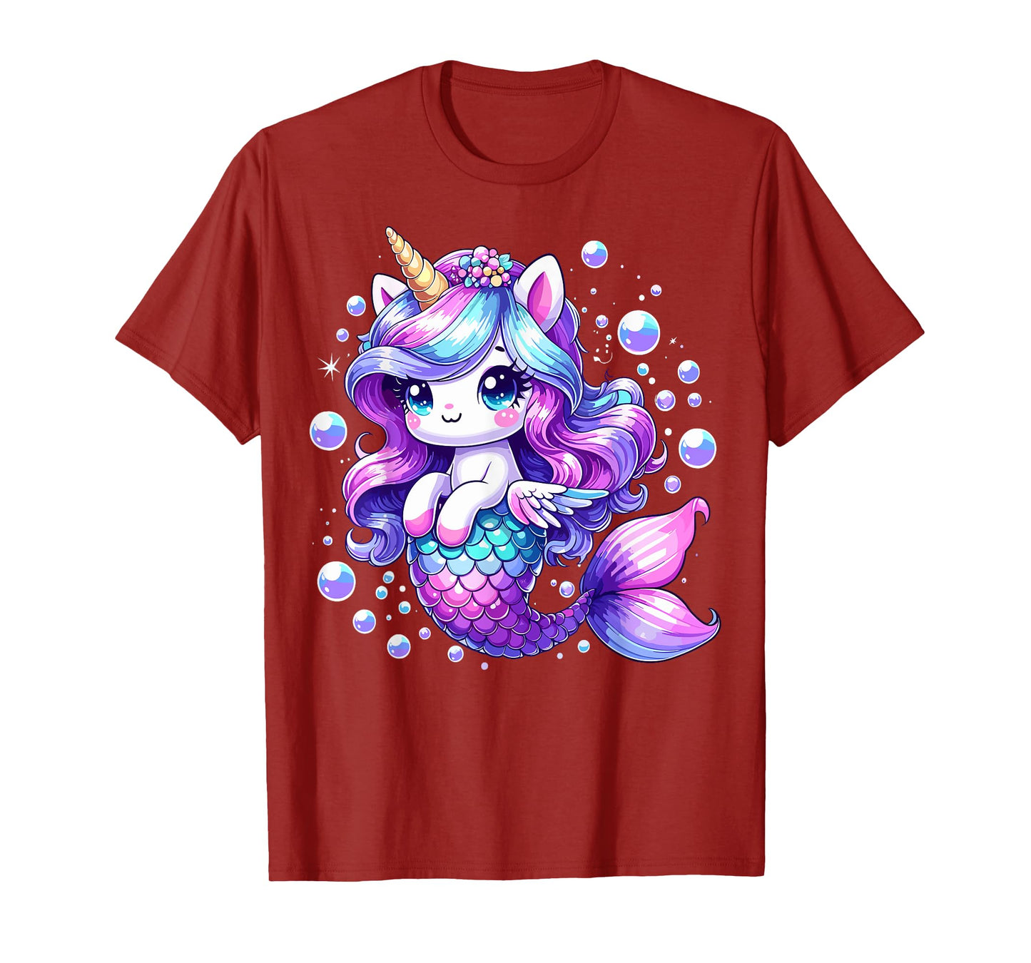 Mermaid Birthday Party Unicorn Mermicorn T-Shirt