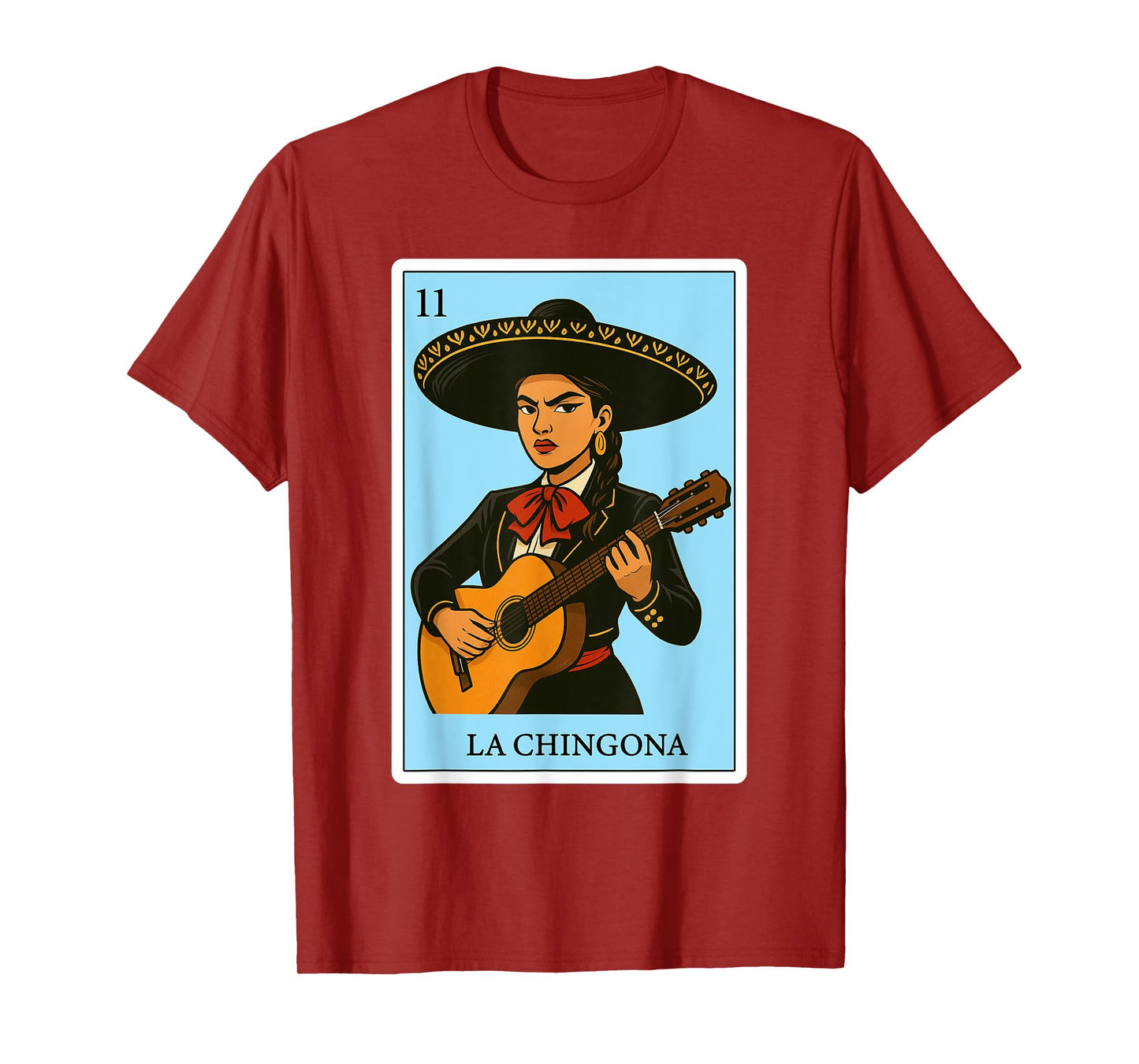 La Chingona Mariachi Funny Spanish-Mexican Bingo Gifts Women T-Shirt