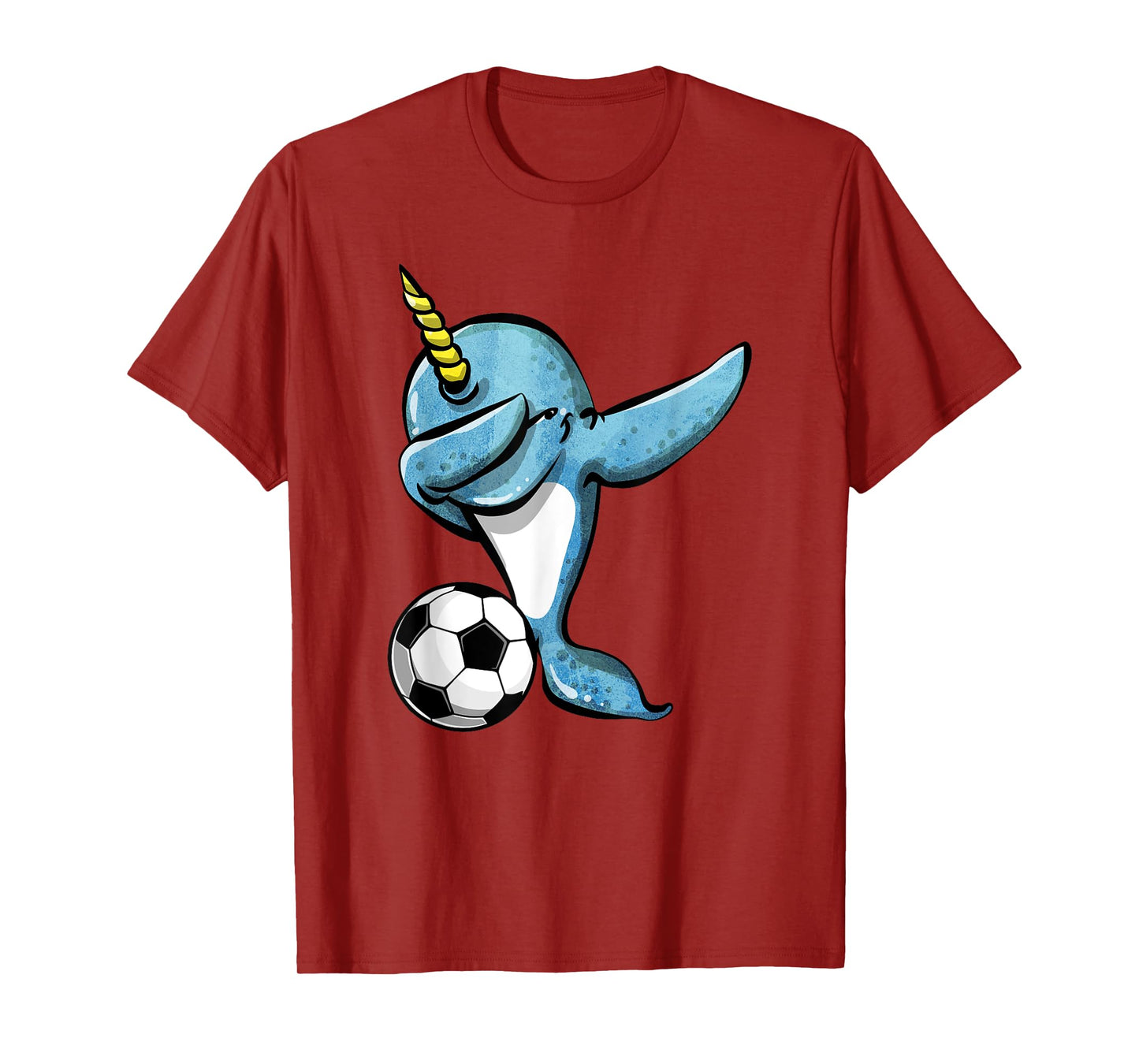 Dabbing Narwhal - Soccer Lovers Jersey Football Fans Sport T-Shirt