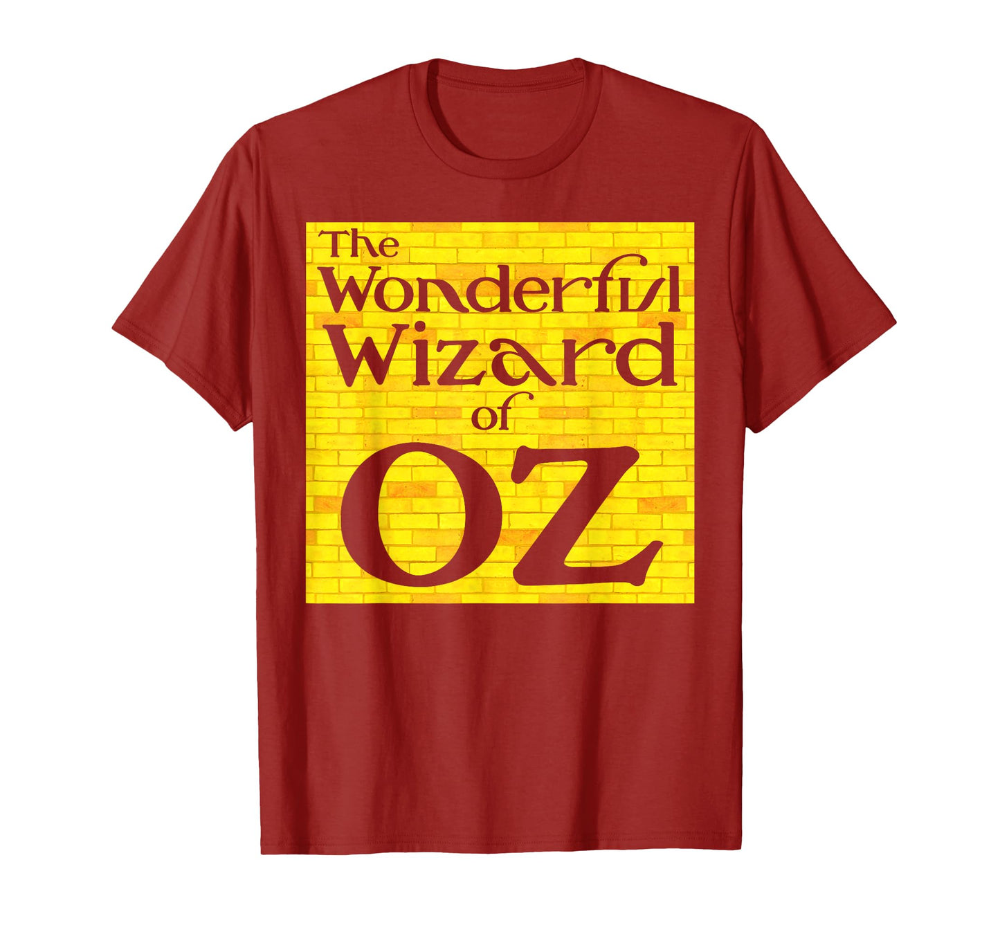 Retro Vintage Yellow Brick Road Wonderful Wizard of OZ Logo T-Shirt