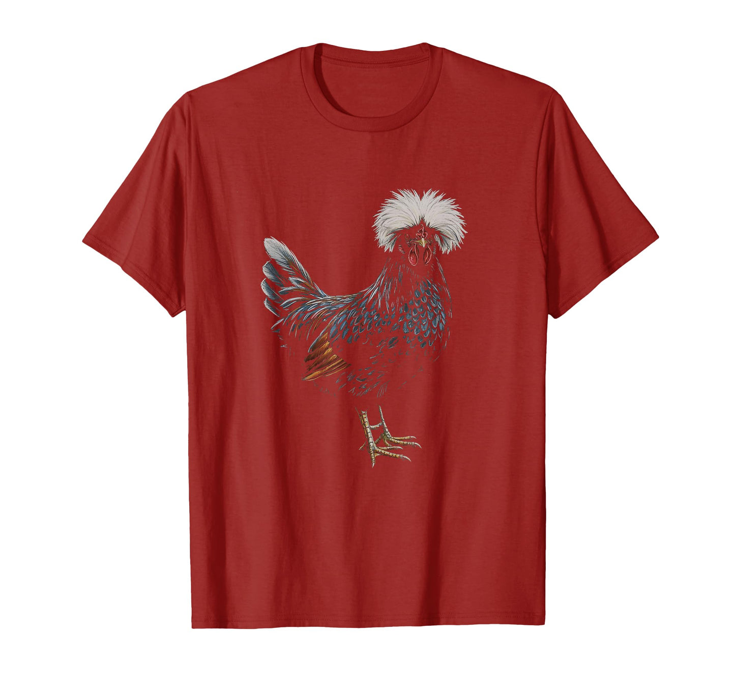 Polish Chicken Drawing Art Design T-Shirt