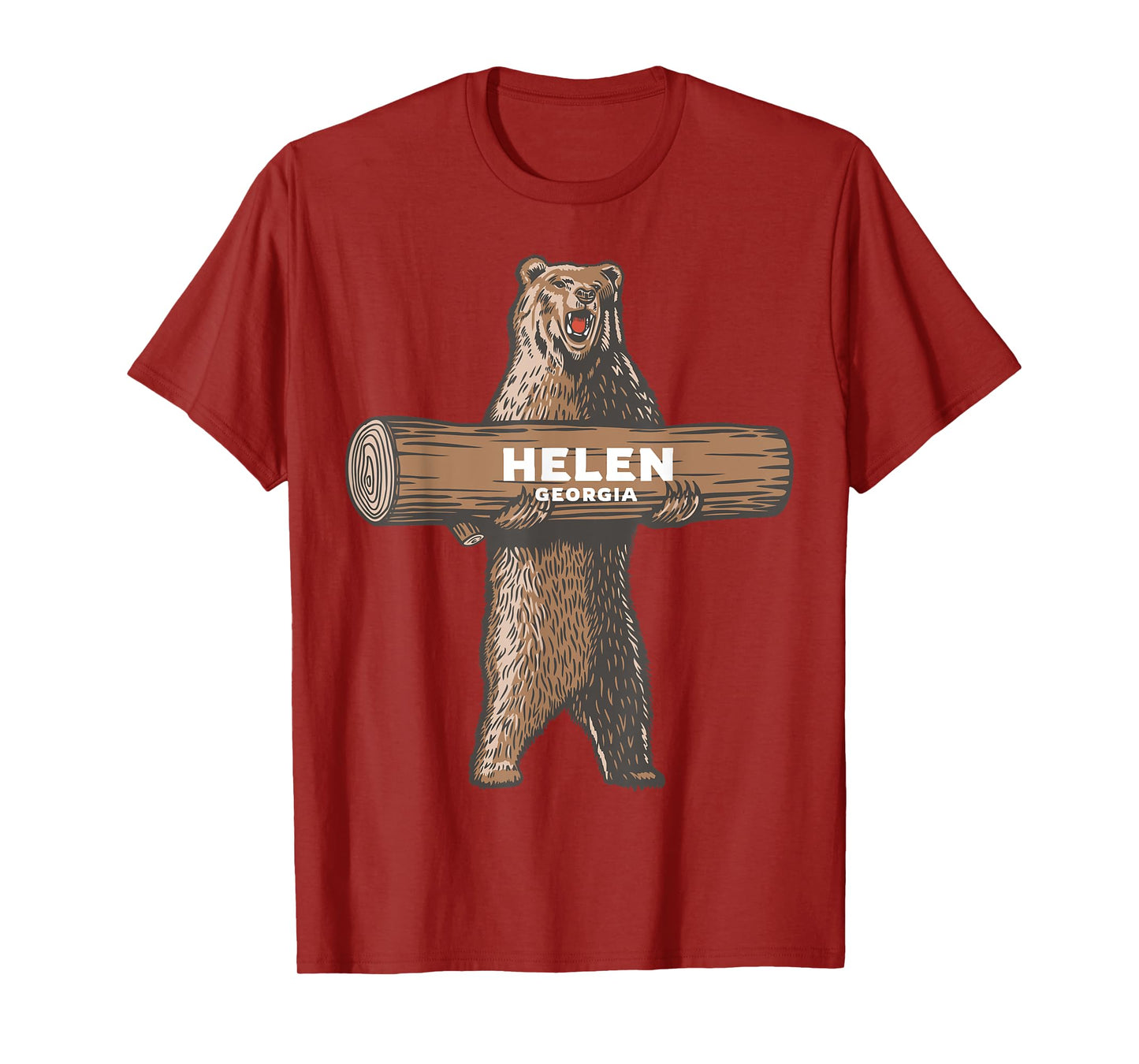 Helen Georgia GA Growling Bear Vacation Souvenir T-Shirt
