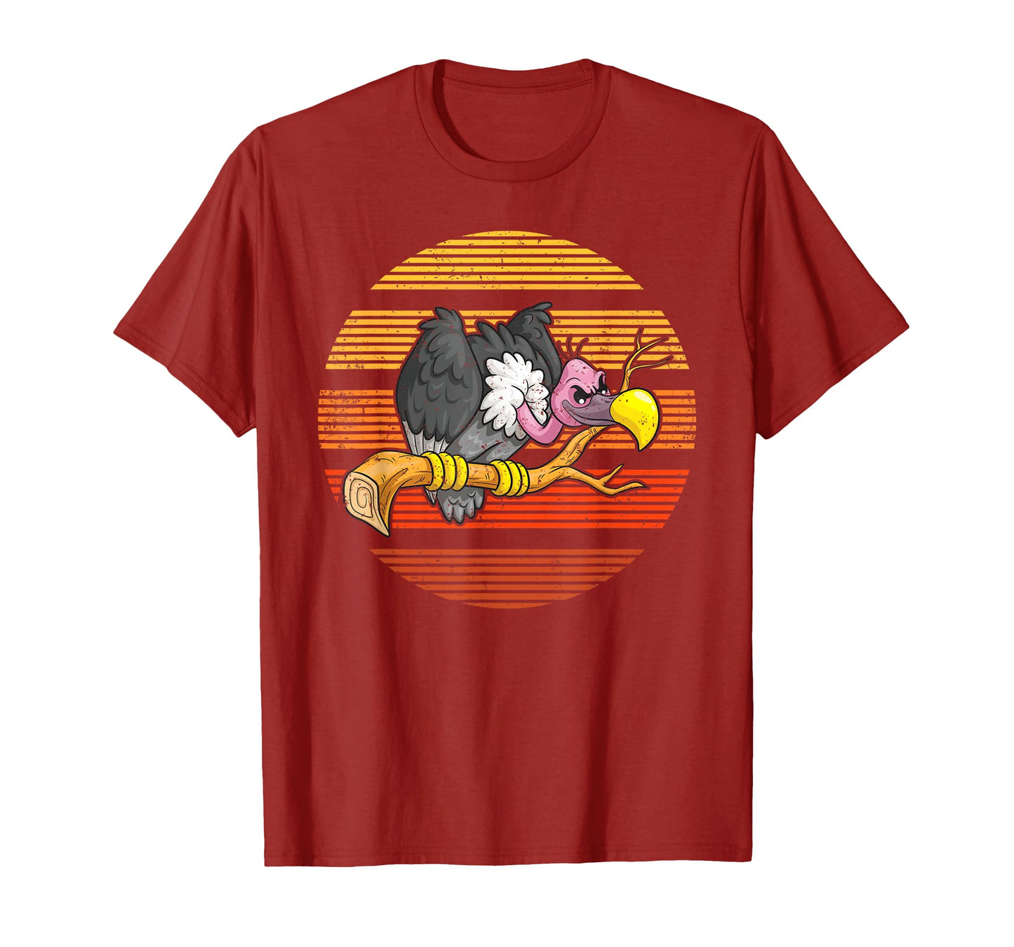 Vulture Bird Lover Gift Vintage Retro Vulture T-Shirt