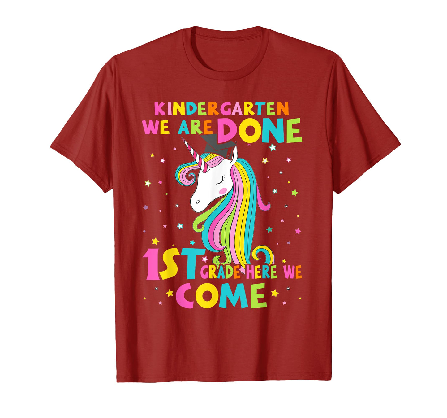 Kindergarten Graduation Magical Unicorn Gift T-Shirt